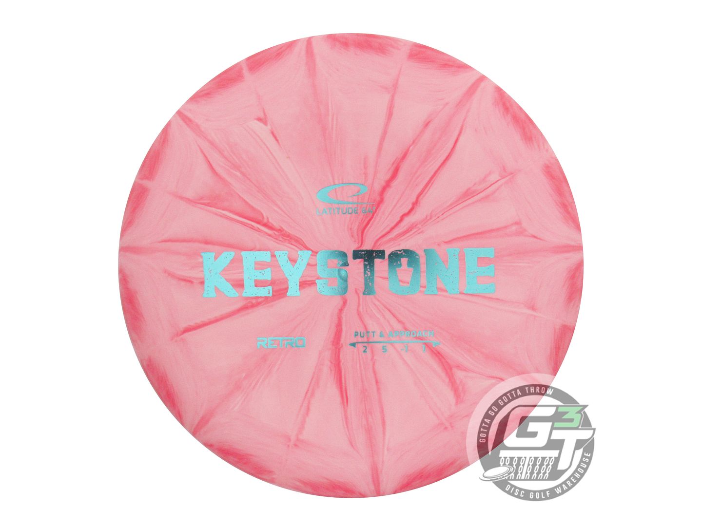 Latitude 64 Retro Burst Keystone Putter Golf Disc (Individually Listed)