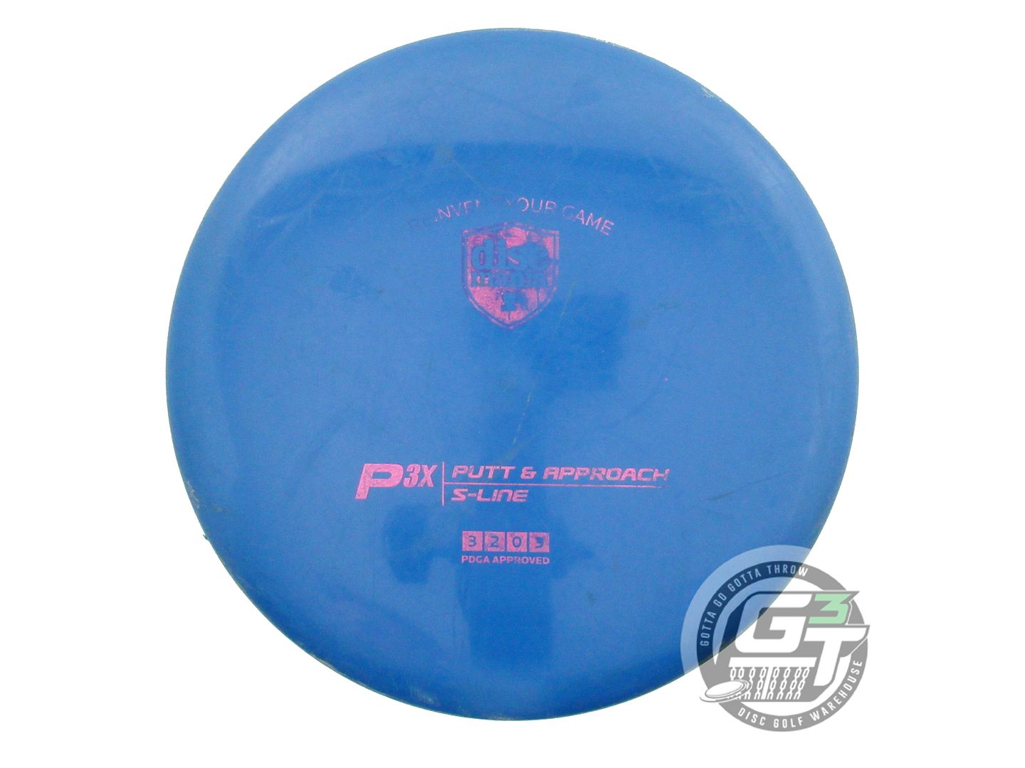 USED DiscMania S-Line P3x 174g Blue Pink Foil Putter Golf Disc