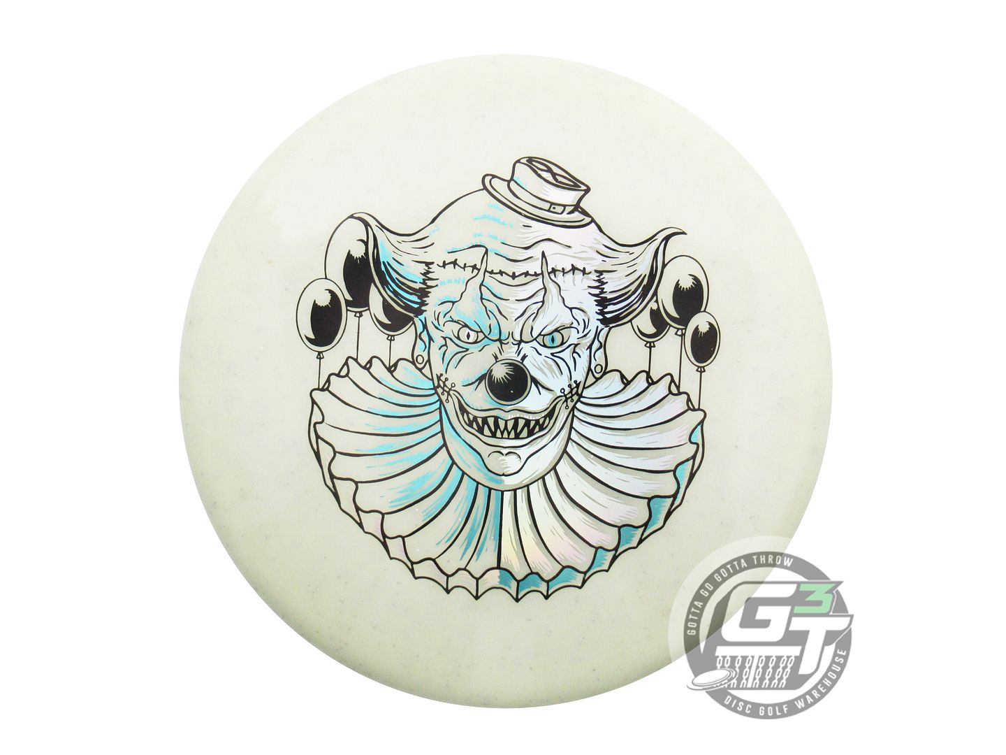 NOS Infinite MF Glow C-Blend Roman 173g Silver Holo & Aqua A  Driver Golf Disc