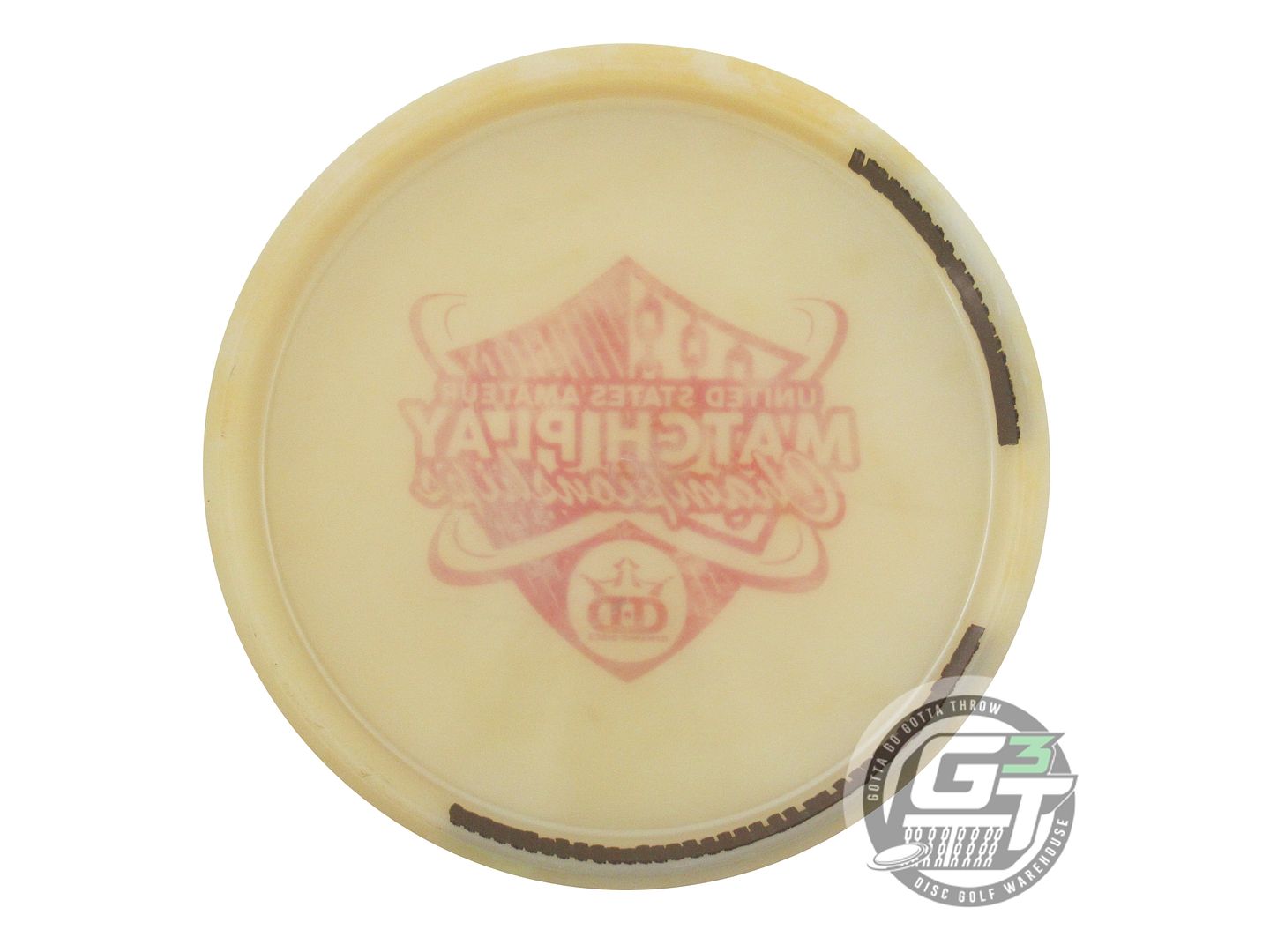 USED Dynamic Discs Lucid EMAC Judge 175g Cream Red Foil Putter Golf Disc