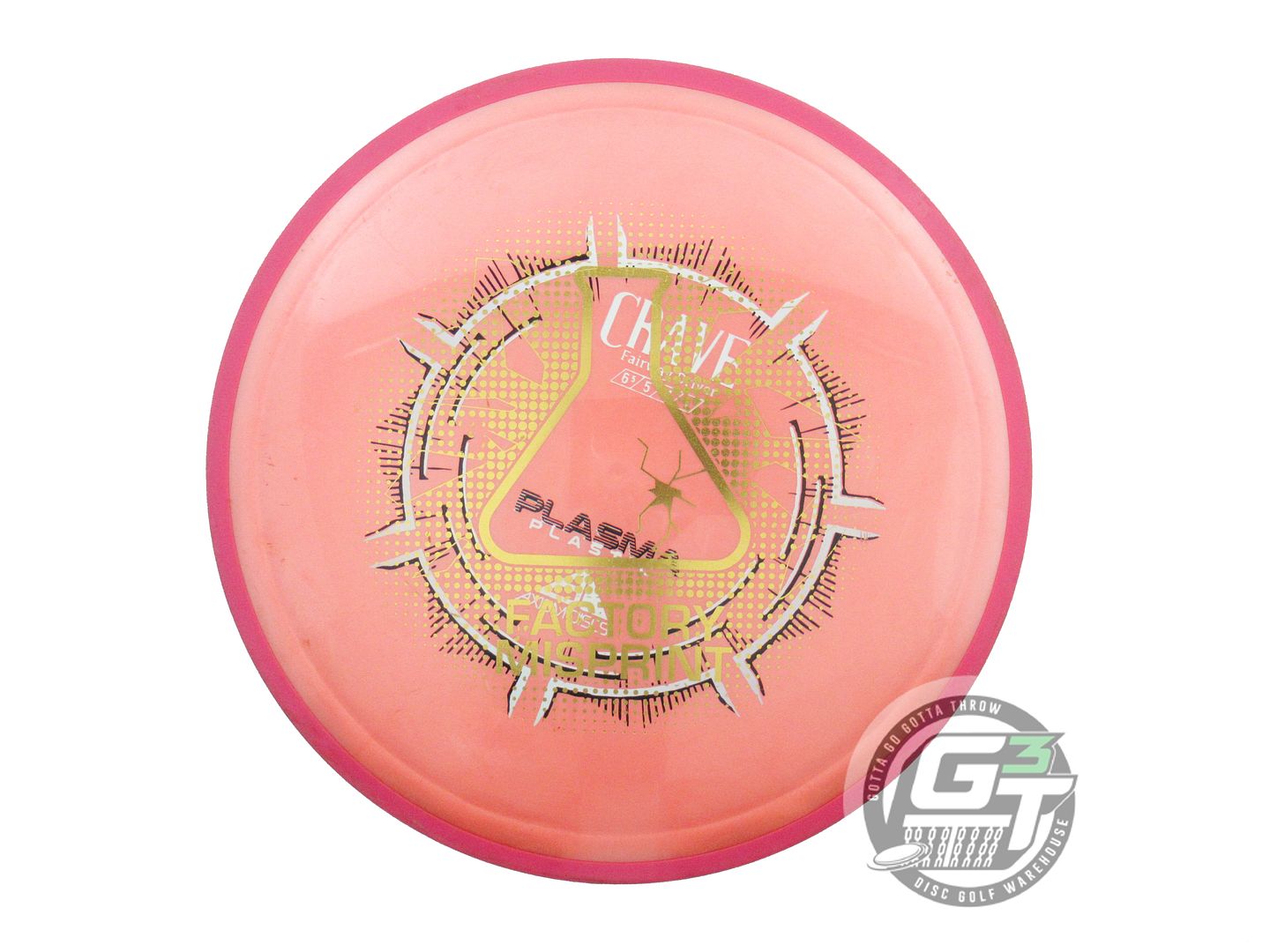 USED Axiom Discs X-OUT Plasma Crave 167g Coral Pink Rim Fairway Driver Golf Disc