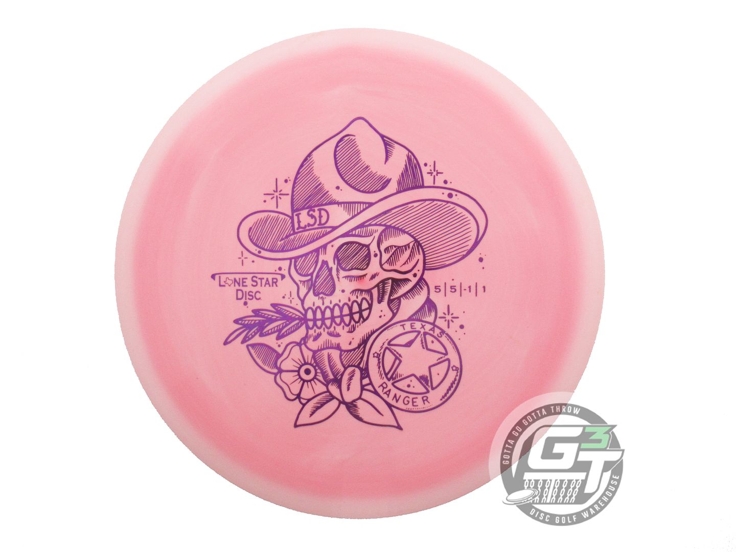 USED Lone Star [ARTIST] Alpha Texas Ranger 175g Pink Purple Foil Midrange Disc