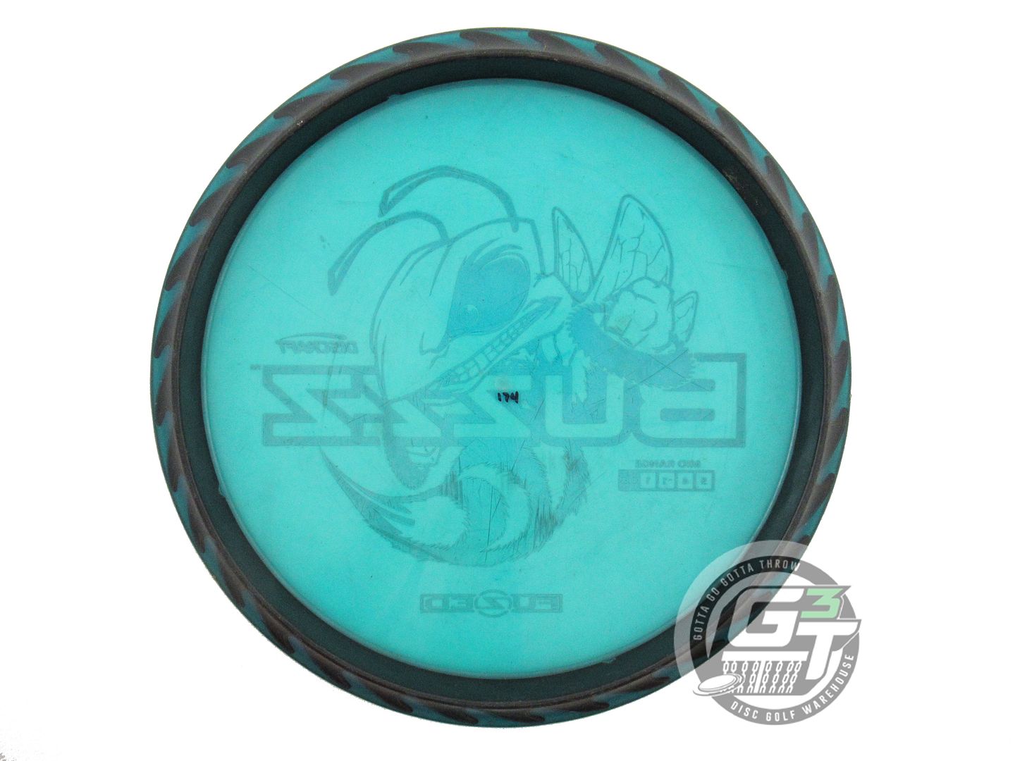 USED Discraft FuZed BuzzzSaw Buzzz 174g Blue Gold Holo Foil Midrange Golf Disc
