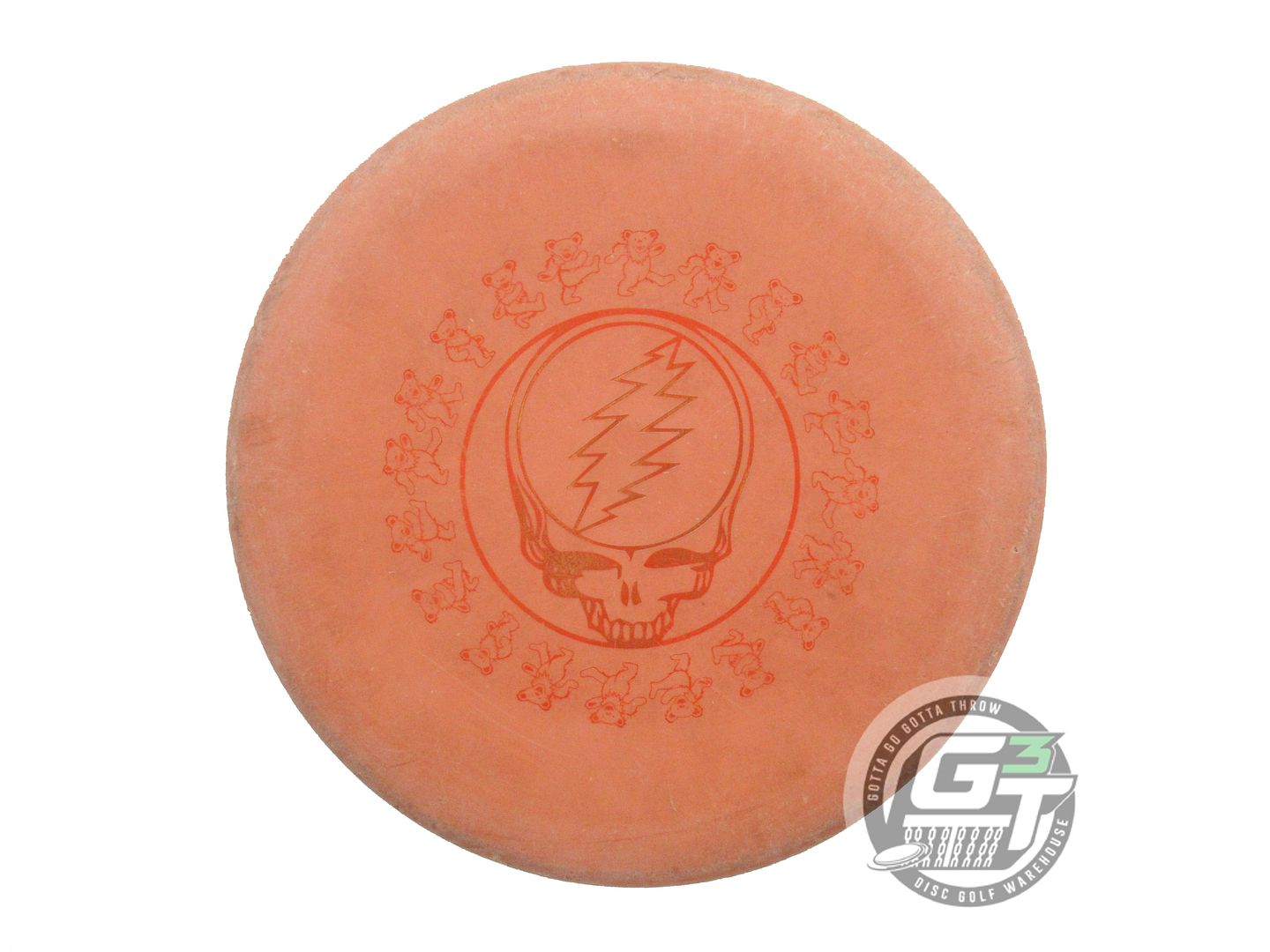 USED Gateway GRATEFUL DEAD Eraser Wizard 169g Orange Putter Golf Disc