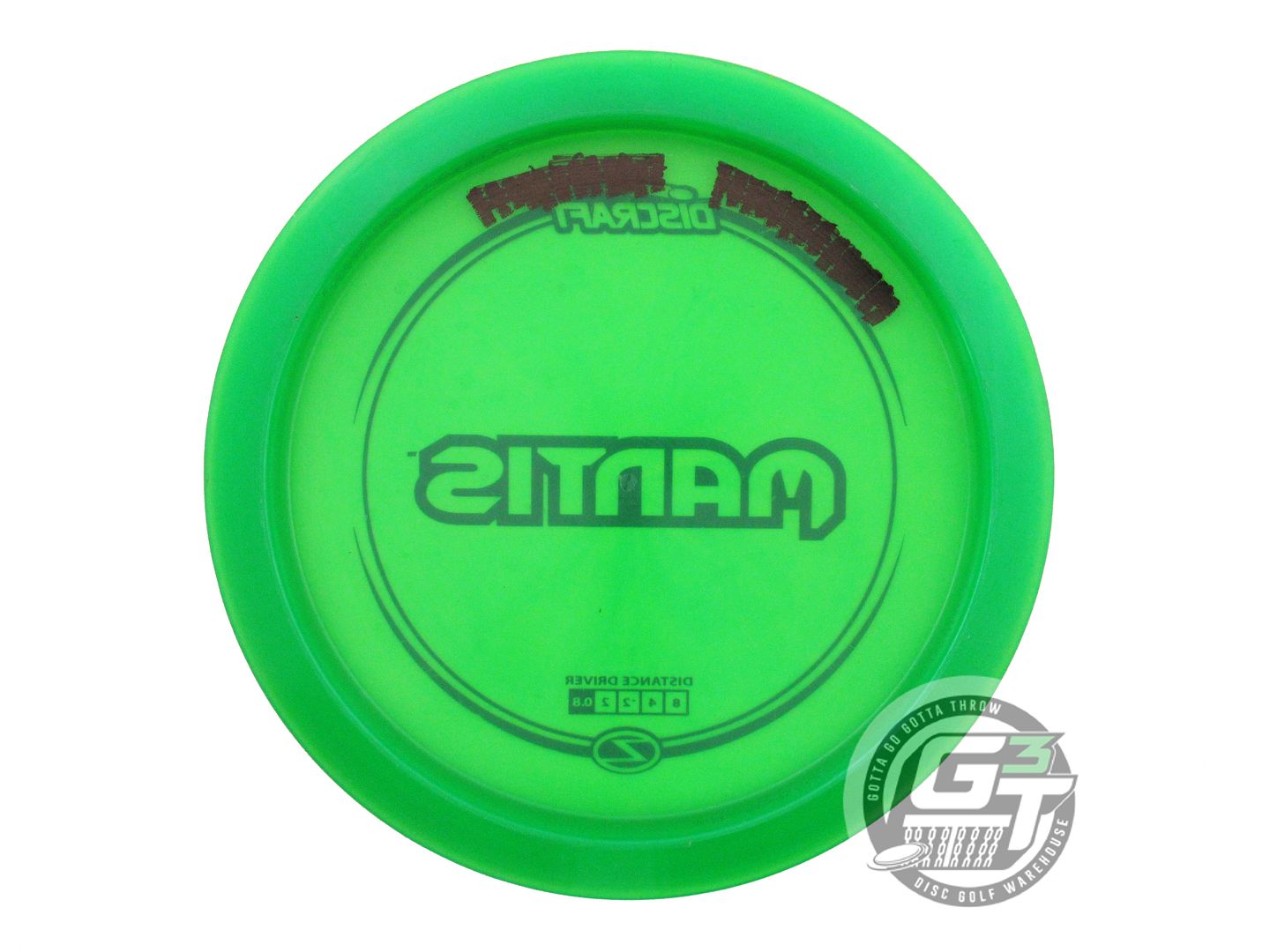 USED Discraft Z Mantis 166g Green Blue Stamp Fairway Driver Golf Disc