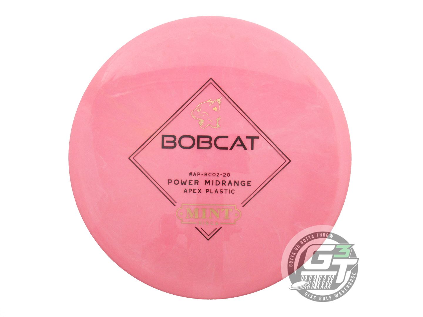 USED Mint Discs Apex Bobcat 171g Pink Midrange Golf Disc