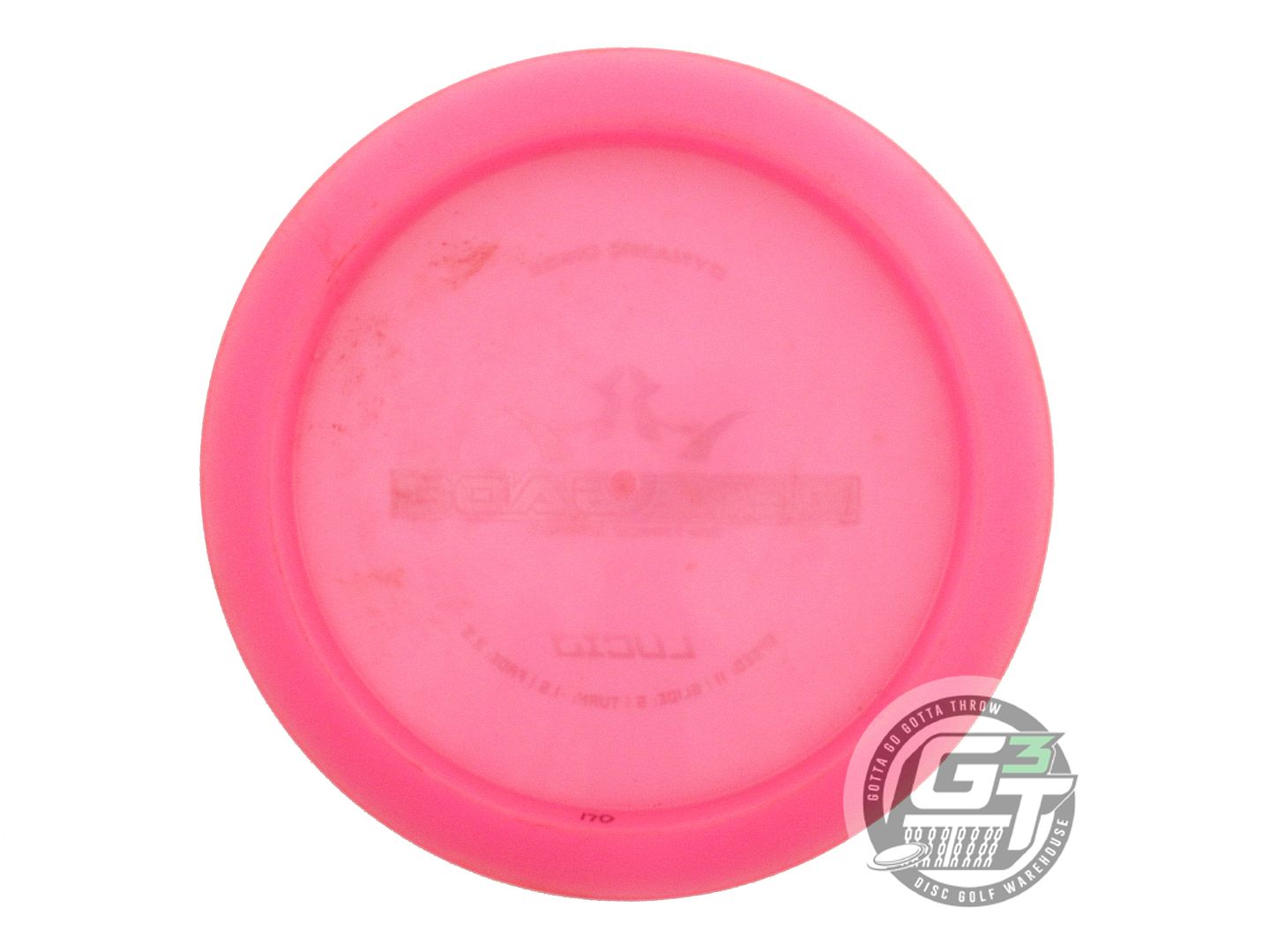 USED Dynamic Discs Lucid Renegade 169g Pink Gold Foil Distance Driver Golf Disc