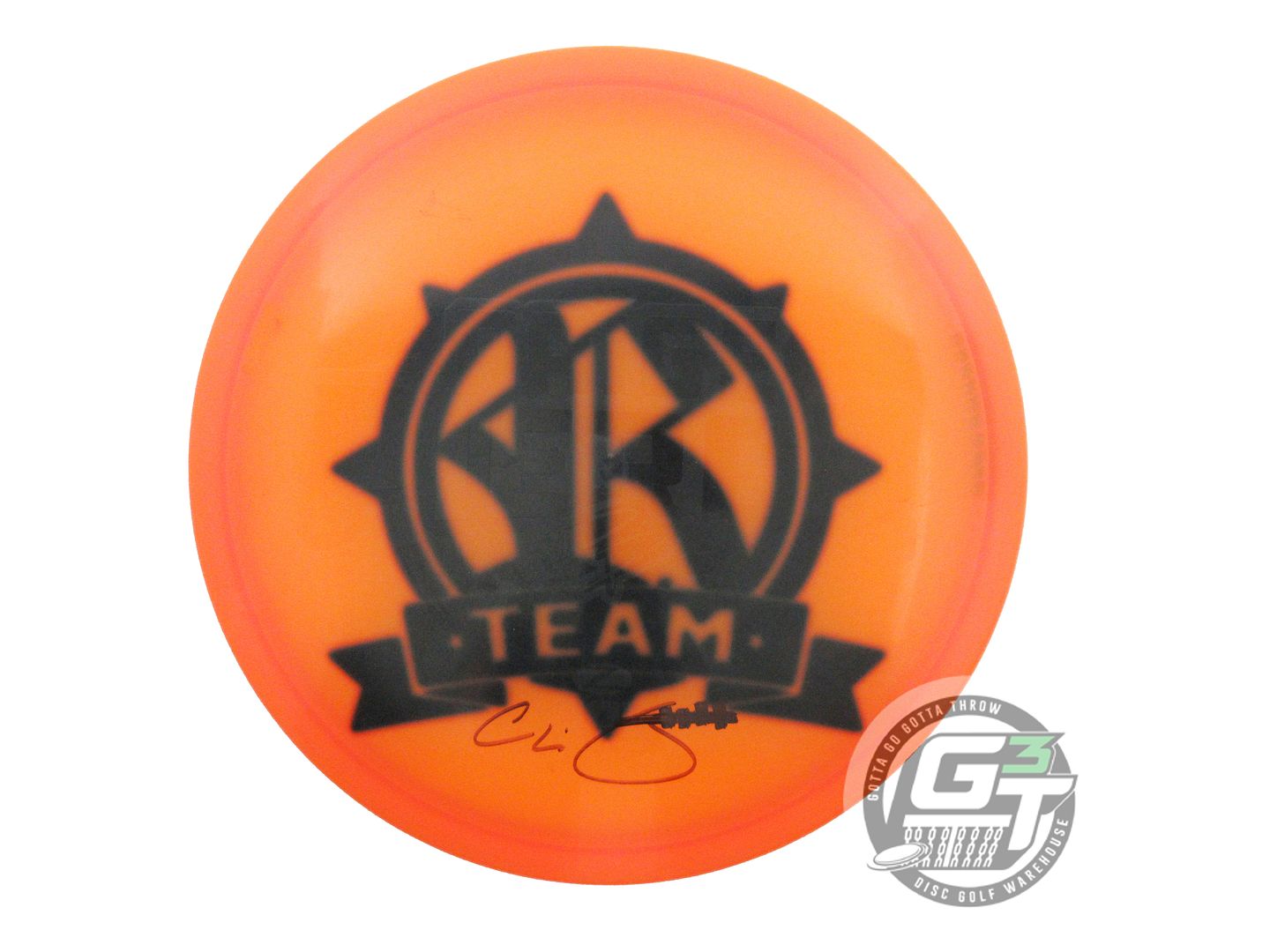 USED Discraft [PIERCE] FIRST RUN Z Sol 167g Orange HOME DYED Midrange Golf Disc