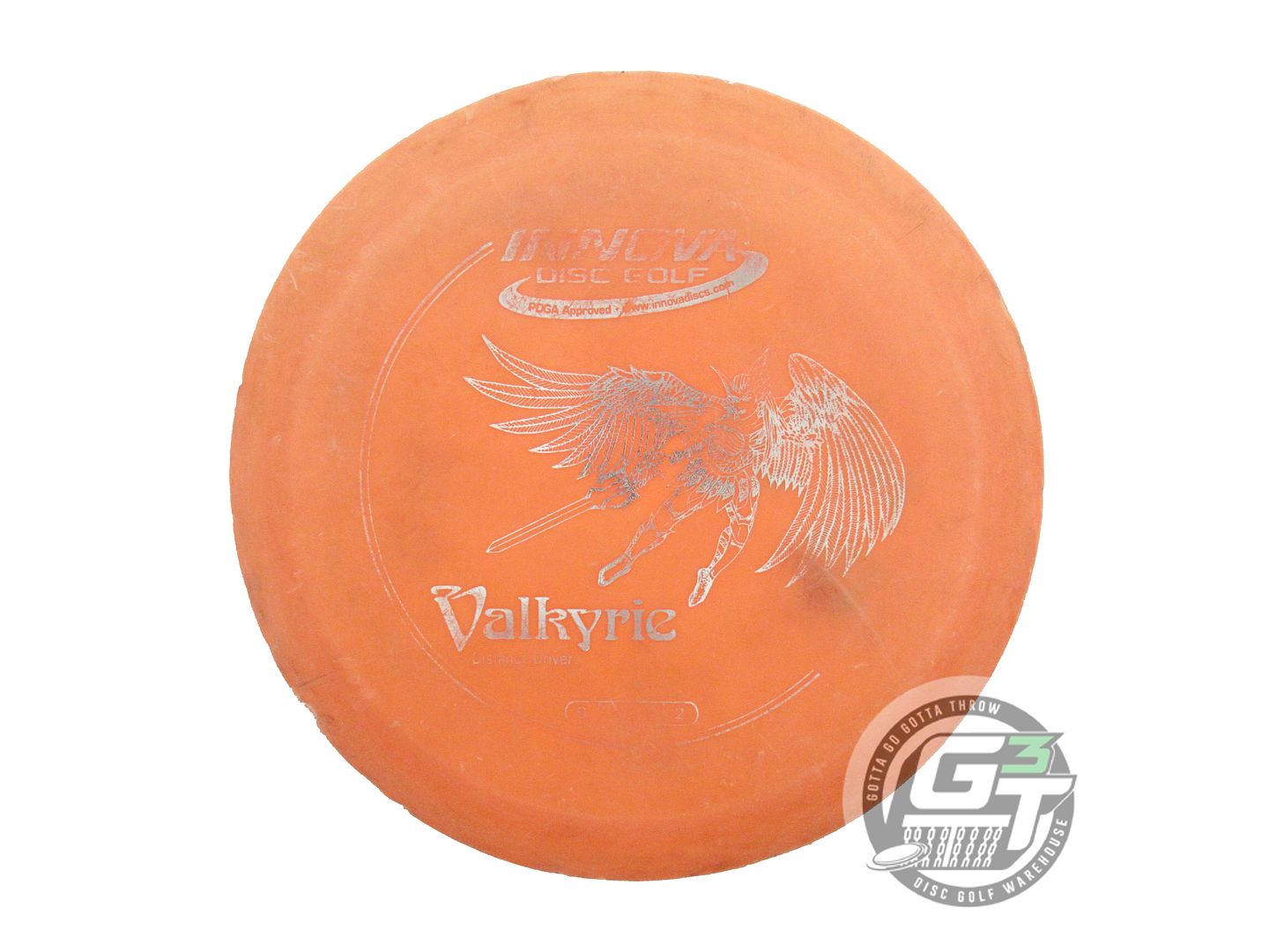 USED Innova DX Valkyrie 169g Orange Silver Foil Distance Driver Golf Disc