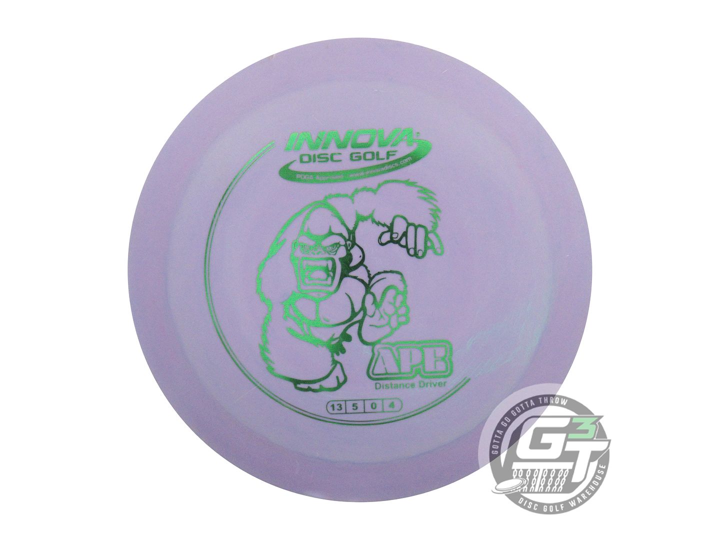 USED Innova DX Ape 170g Lilac Green Foil Distance Driver Golf Disc