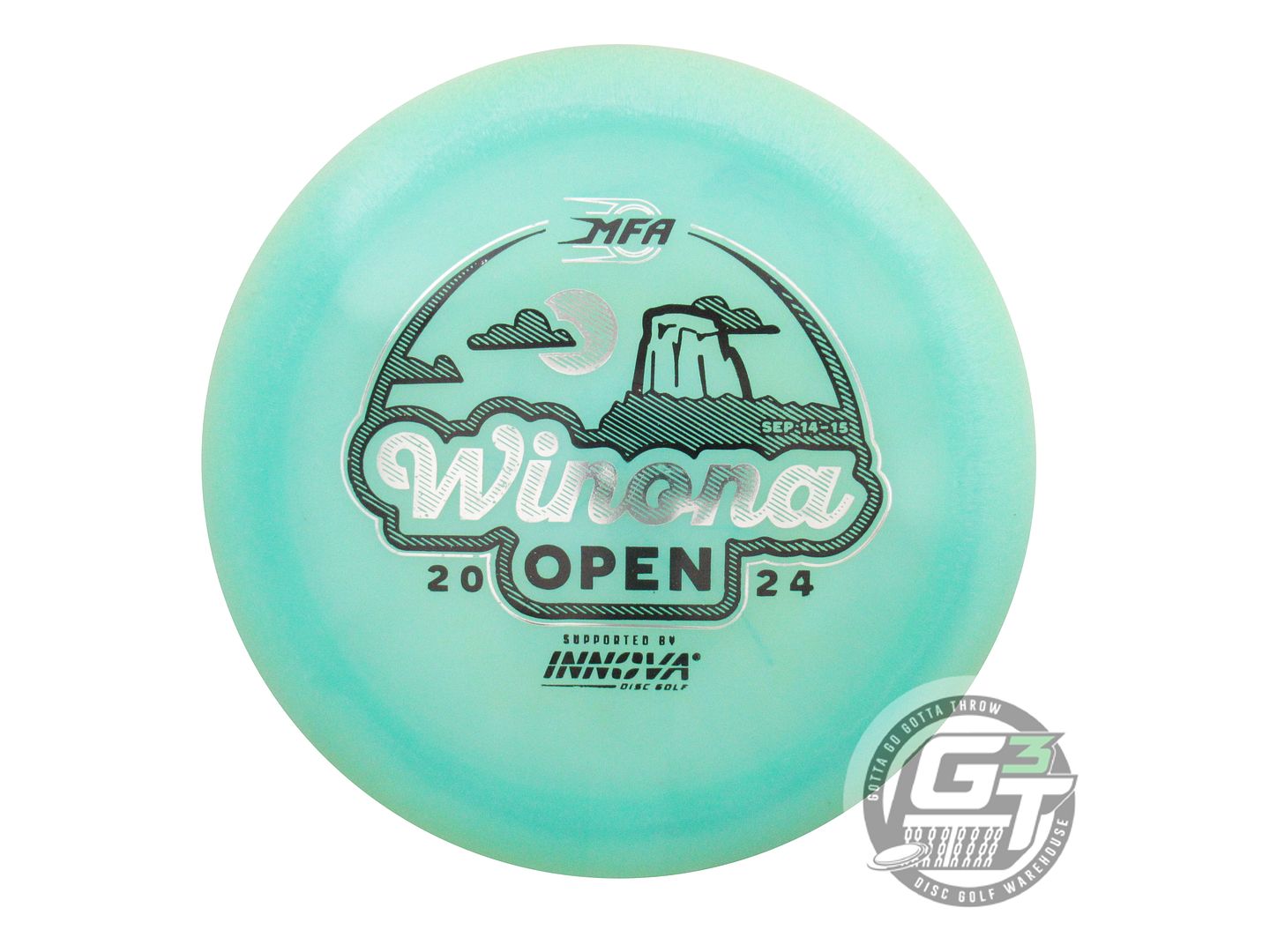USED Innova [WINONA OPEN] Champion Glow Boss 175g Seafoam Distance Driver Disc