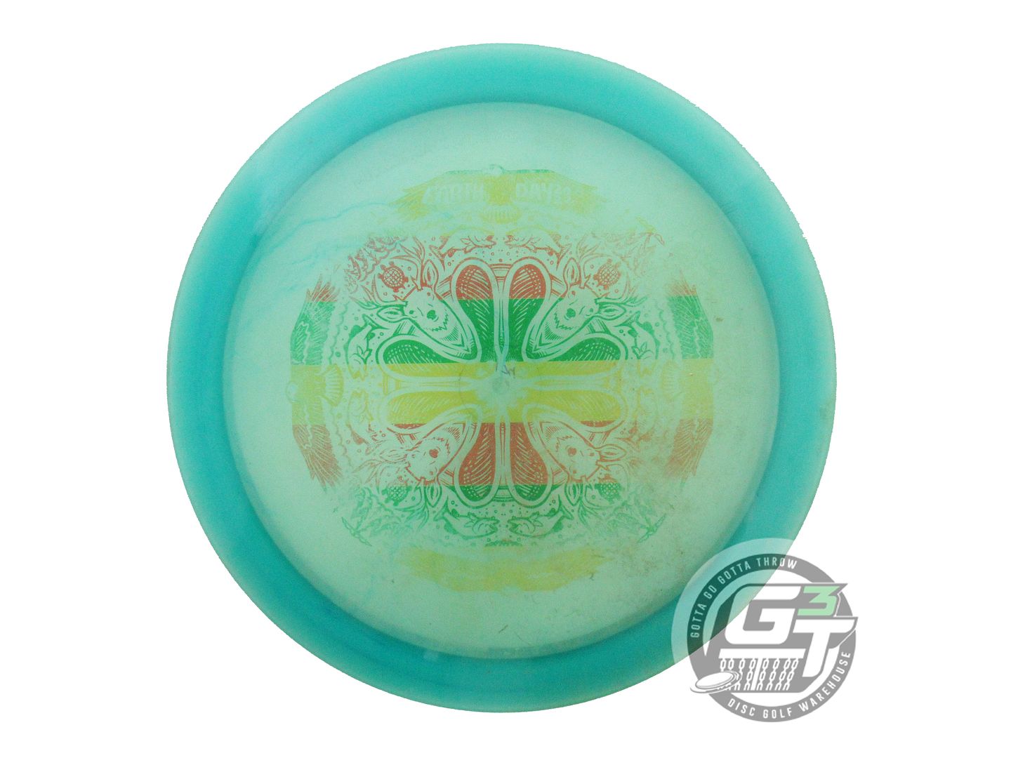 USED Innova Champion Firebird 174g Teal Rasta Foil Distance Driver Golf Disc