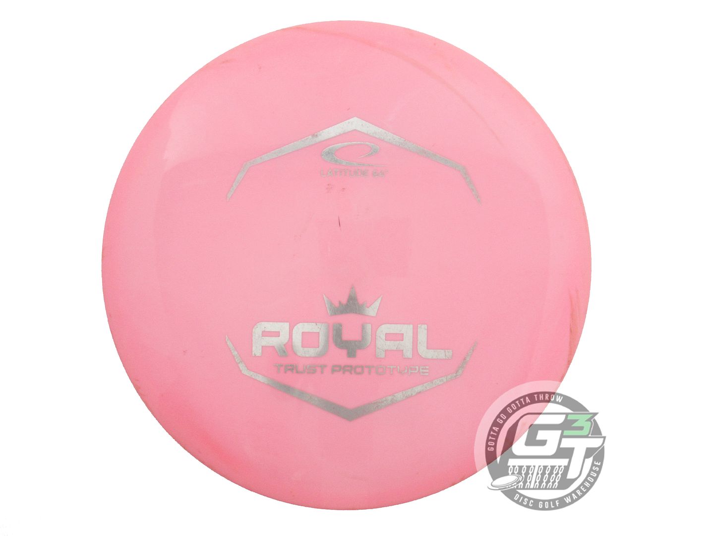 USED Latitude 64 PROTO Royal Grand Trust 177g Pink Silver Foil Midrange Disc