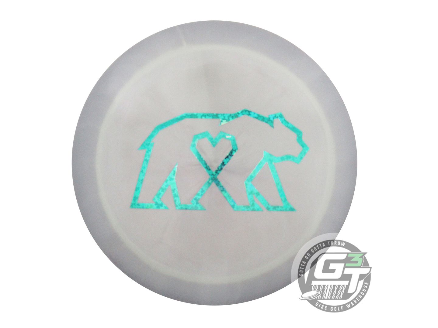 NOS Discraft [EARHART] ESP Nuke OS 165g Gray Shamrock Foil Distance Driver Disc