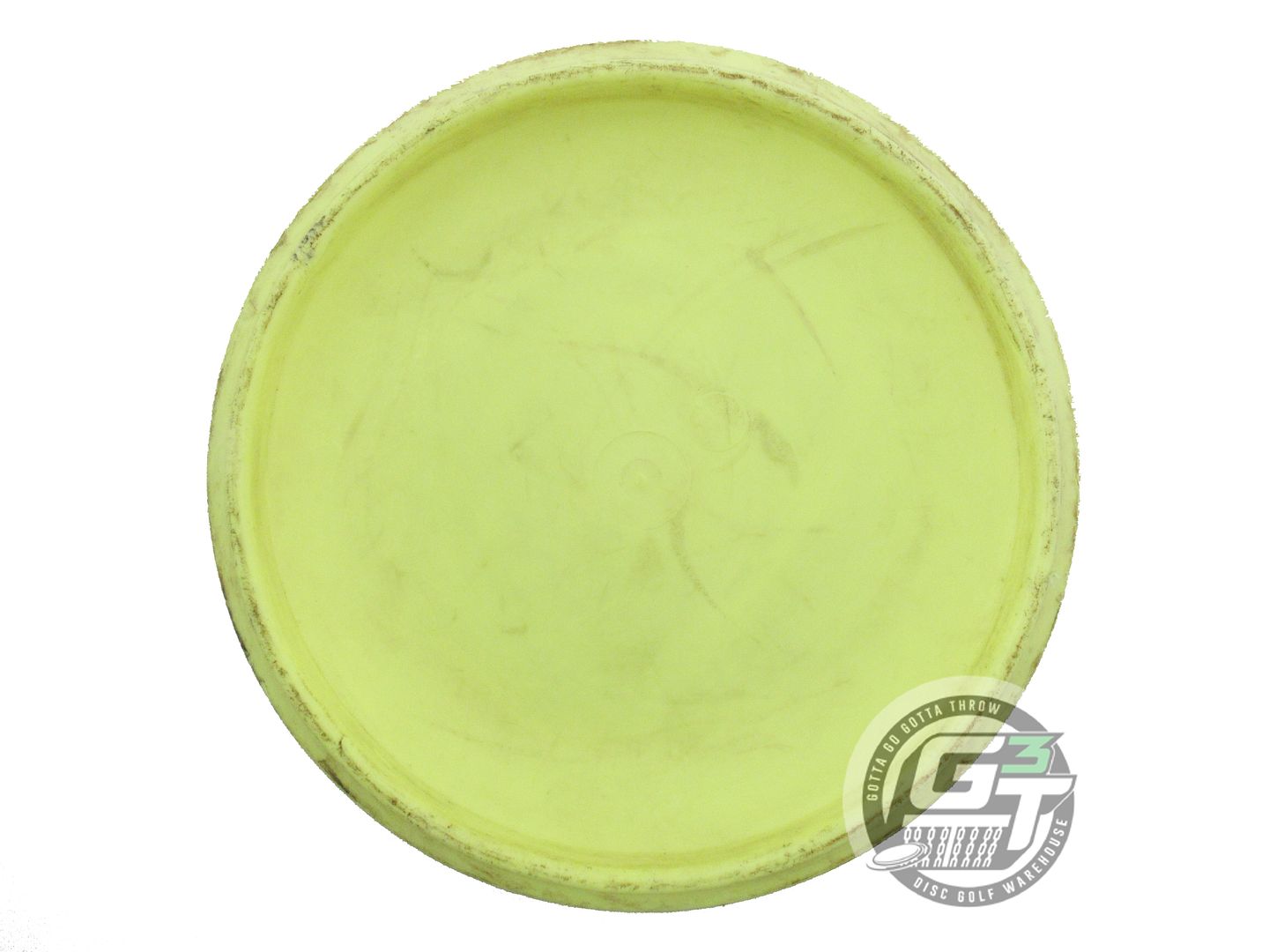 USED Lightning Standard Rubber Putter 176g Yellow Silver Foil Putter Golf Disc