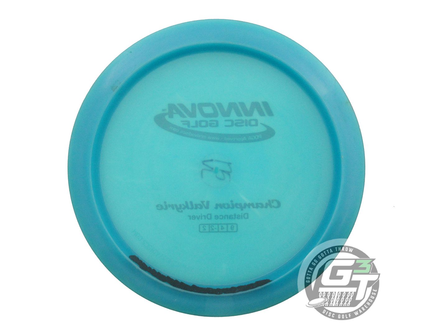USED Innova Champion Valkyrie 175g Blue Green Foil Distance Driver Golf Disc