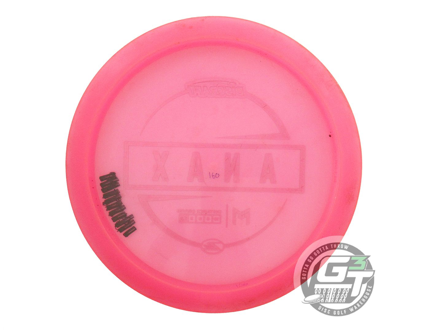 USED Discraft [McBETH] Z Lite Anax 160g Pink Red Weave Foil Driver Golf Disc