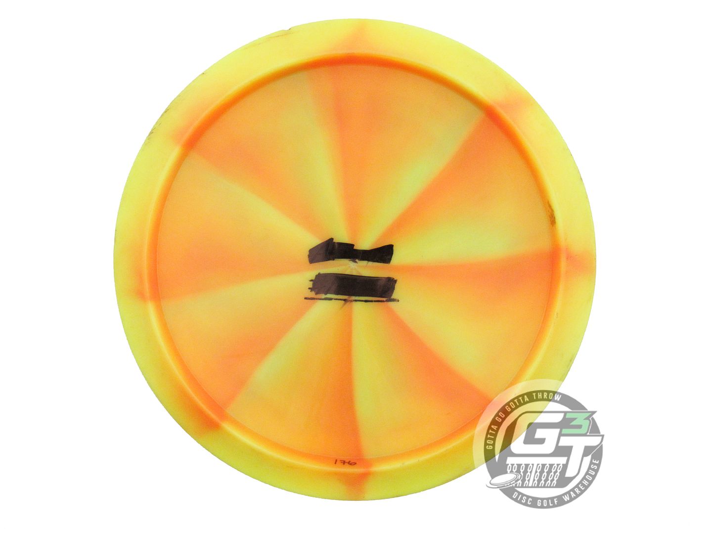 USED DGA [TURNER] Swirl Banzai 176g Yellow-Orange Fairway Driver Golf Disc