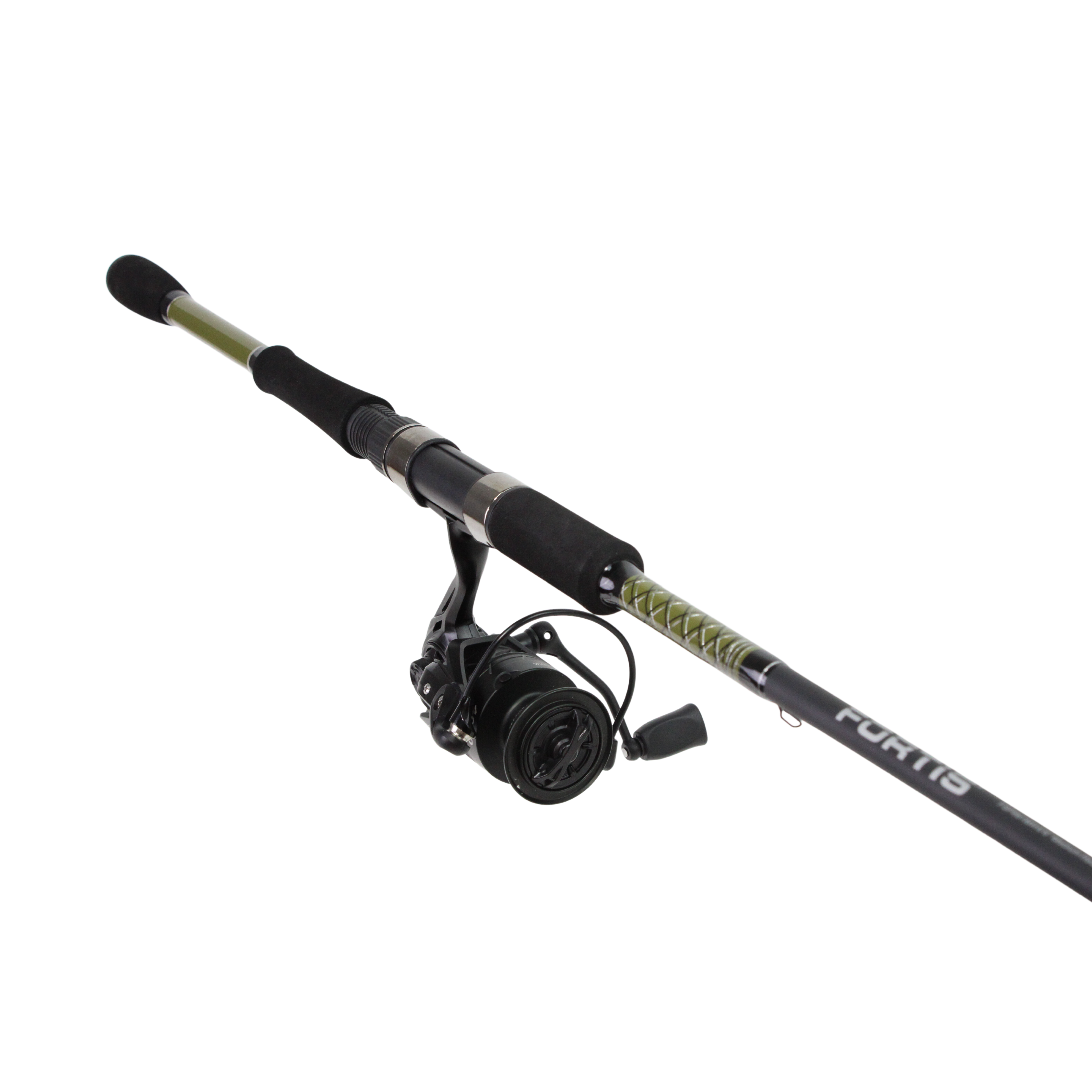 FORTIS 7' Medium Action 2 Piece Spinning Rod and 4000 Spinning Reel Package (FSP702M)