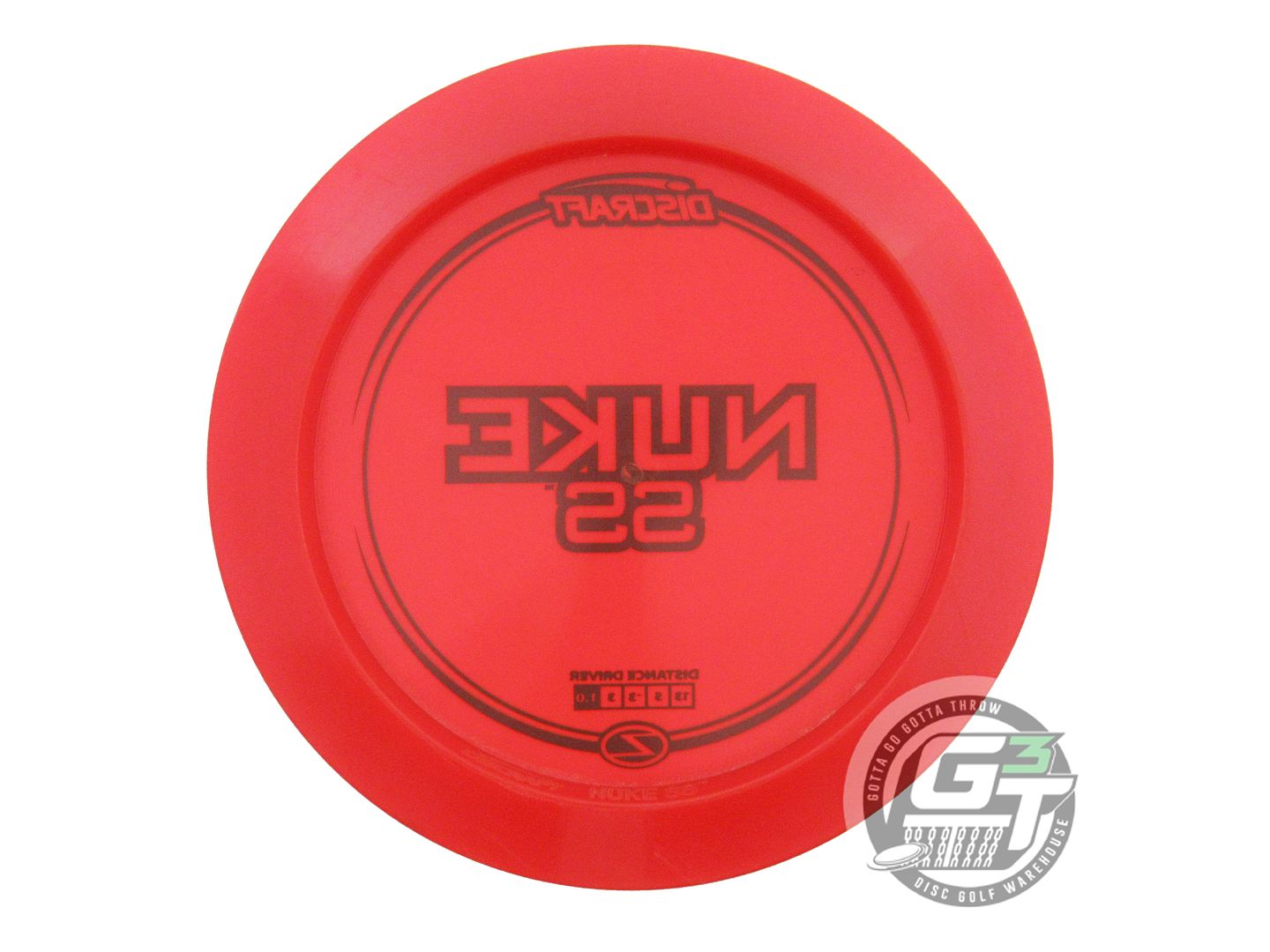 USED Discraft Z Nuke SS 173g Red Black Stamp Distance Driver Golf Disc