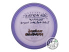USED Discraft Z Zone 176g Purple Silver Weave Foil Putter Golf Disc