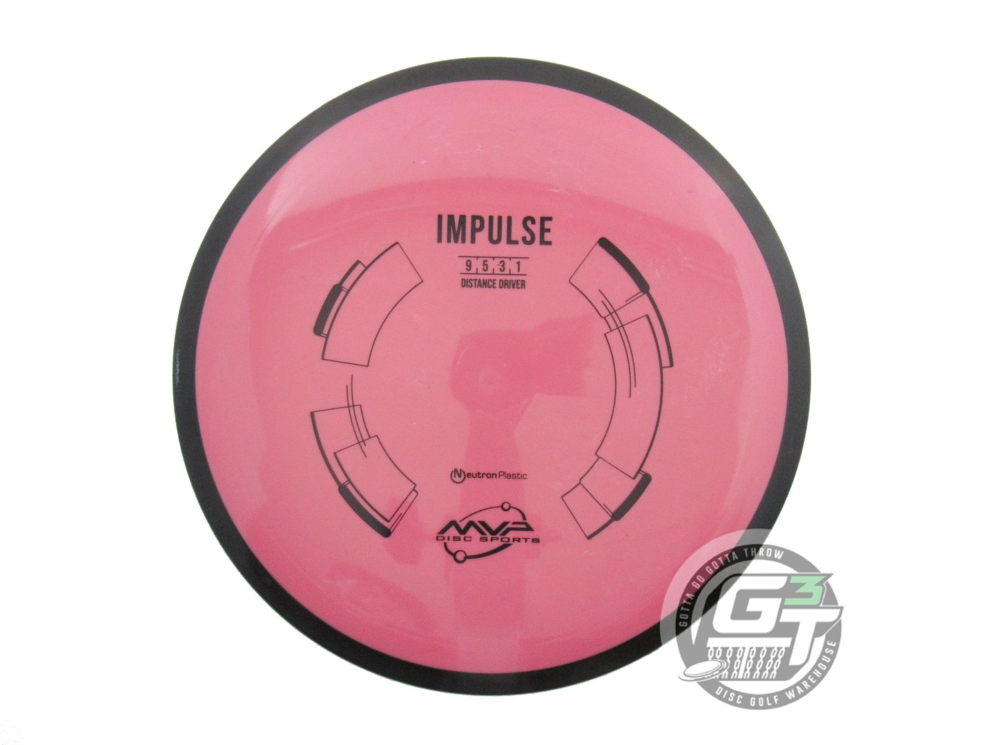 NOS MVP Disc Sports Neutron Impulse 158g Dusty Rose Distance Driver Golf Disc