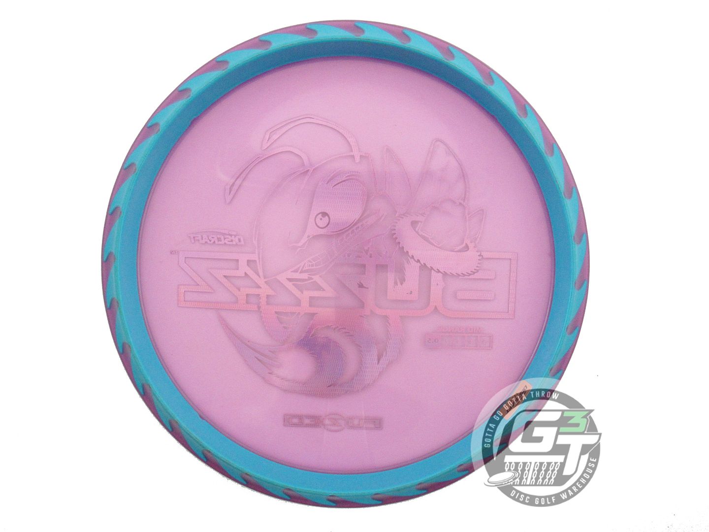 USED Discraft FuZed BuzzzSaw Buzzz 182g Lilac Copper Foil Midrange Golf Disc