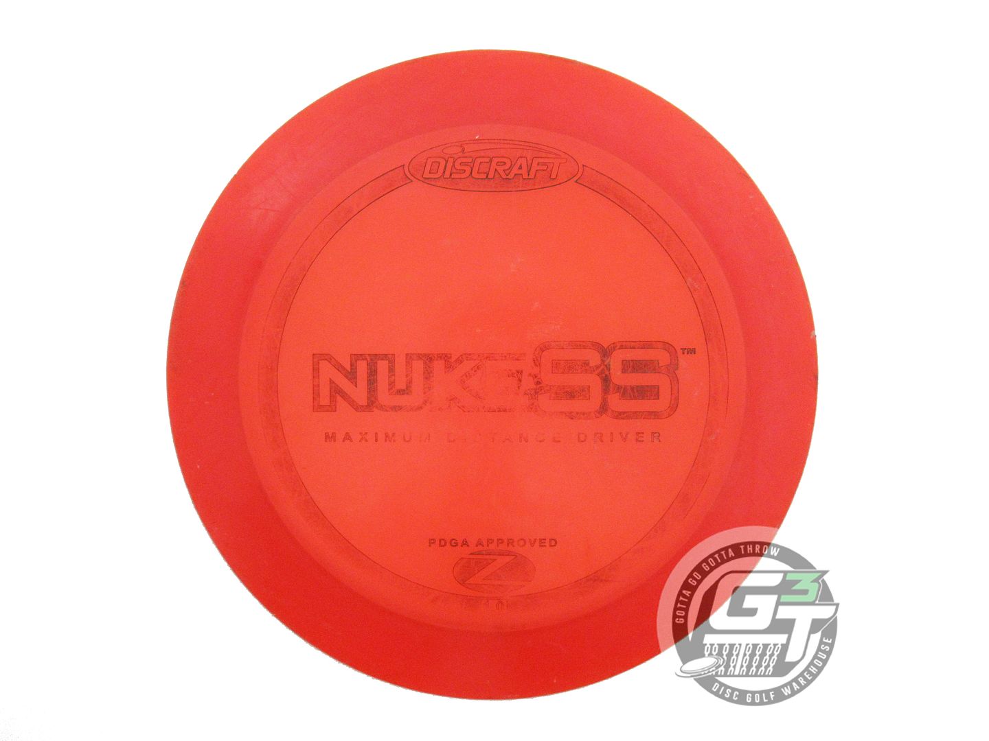 USED Discraft Z Nuke SS 173g Red Black Stamp PFN Distance Driver Golf Disc