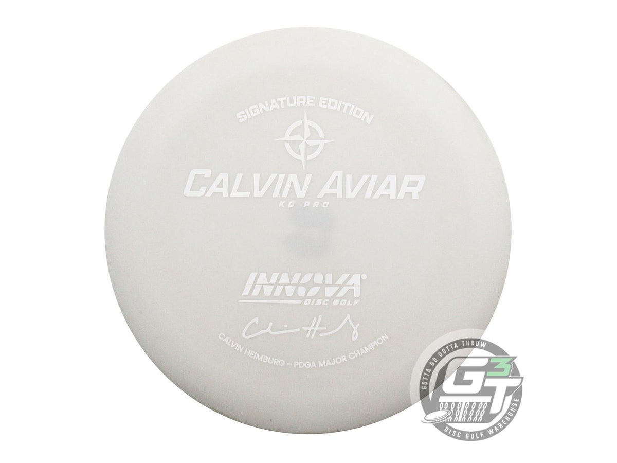 USED Innova [HEIMBURG] Pro KC Aviar 174g Ivory White Stamp Putter Golf Disc