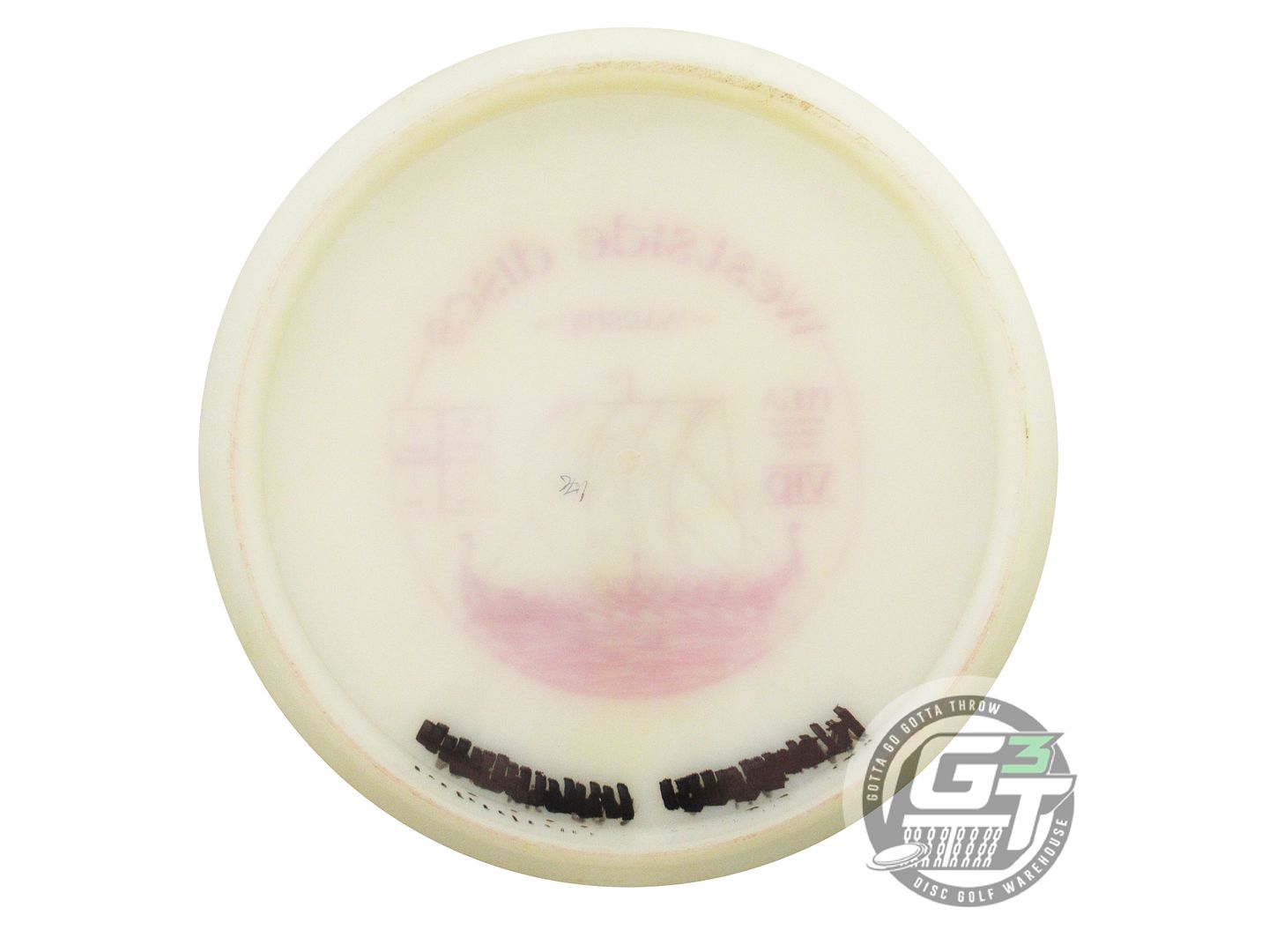 USED Westside Discs VIP Warship 176g White Purple Stamp Midrange Golf Disc