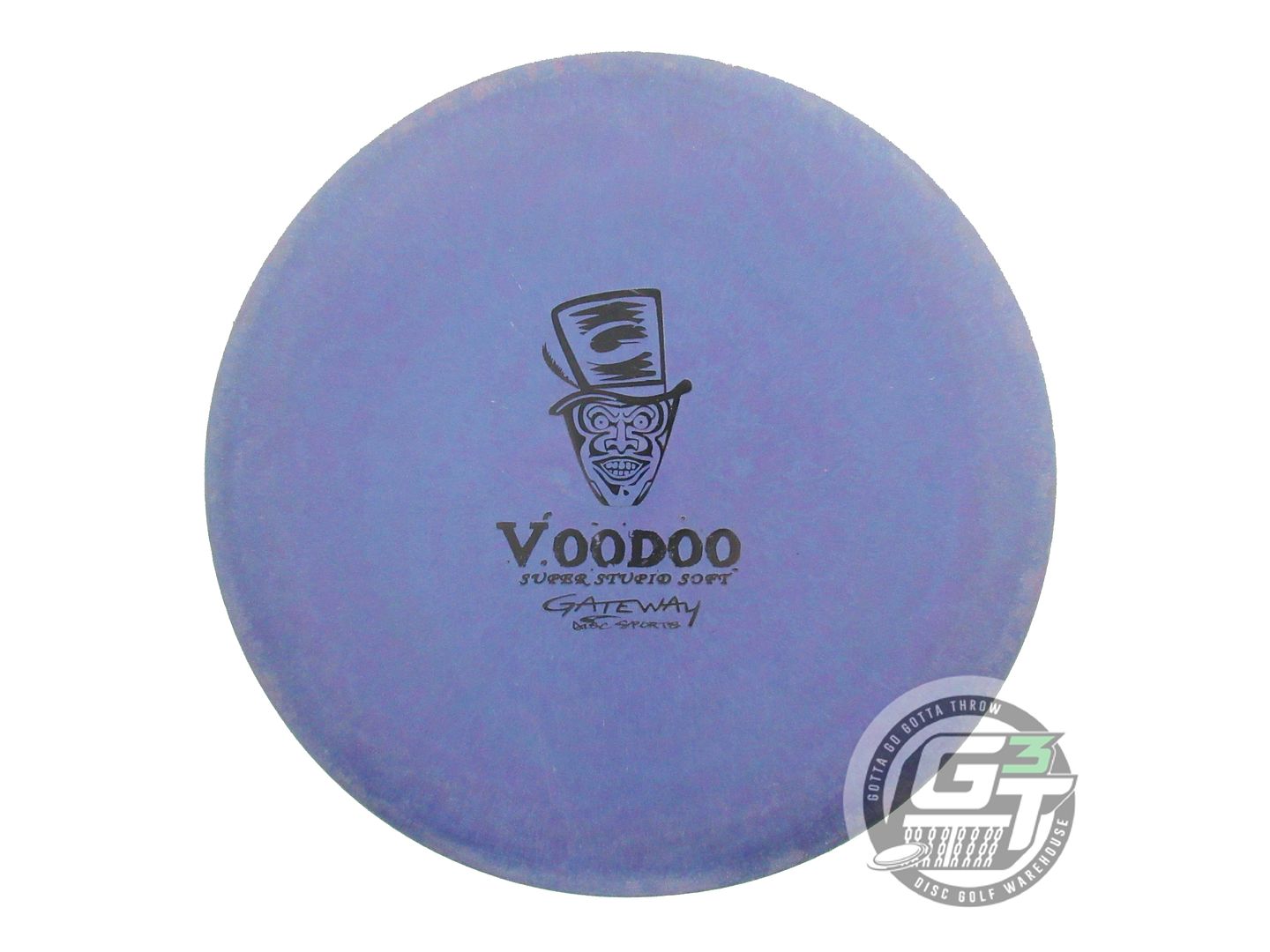 USED Gateway SureGrip SSS Voodoo 175g Purple Black Stamp Putter Golf Disc