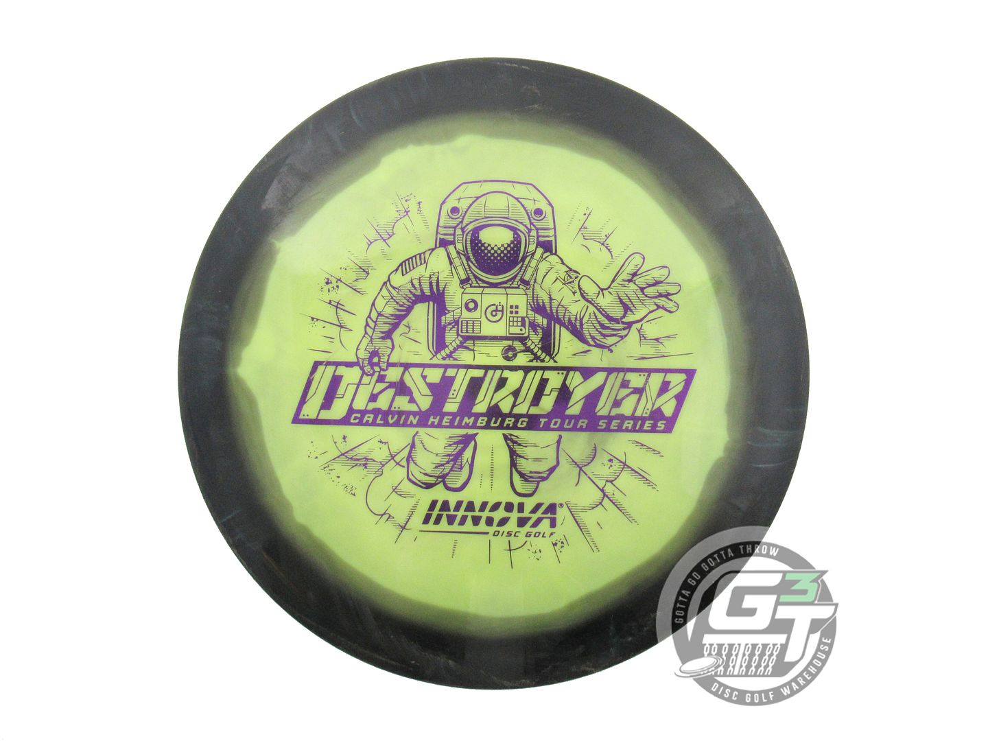 USED Innova [HEIMBURG] Halo Star Destroyer 172g Black-Yellow Driver Golf Disc