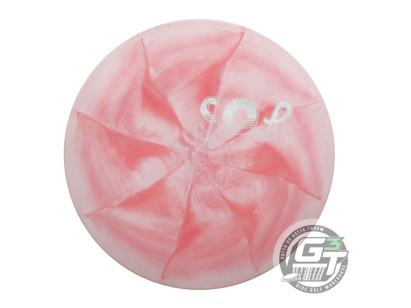 USED Discraft ESP Sol 175g Pink Silver Star Stamp Midrange Golf Disc