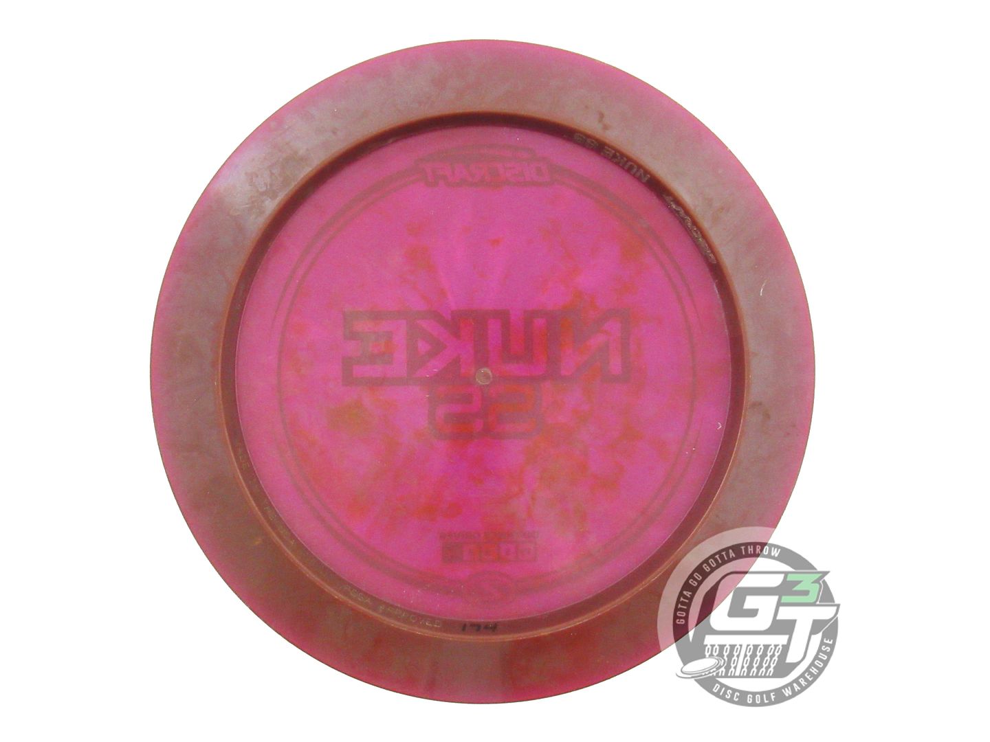 USED Discraft Z Nuke SS 174g Purple Copper Foil Distance Driver Golf Disc