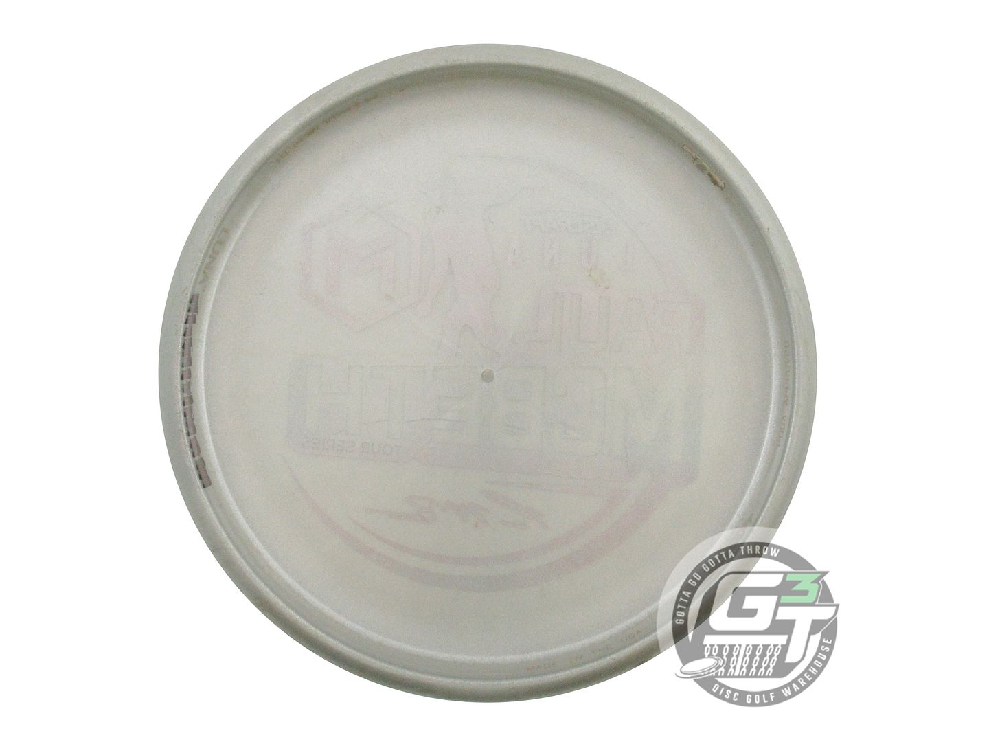 USED Discraft [McBETH] Metallic Z Luna 175g Gray Rainbow Foil Putter Golf Disc