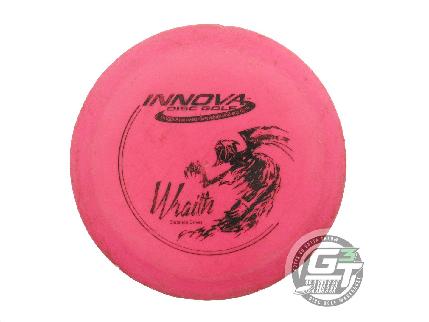 USED Innova DX Wraith 173g Pink Black Stamp Distance Driver Golf Disc