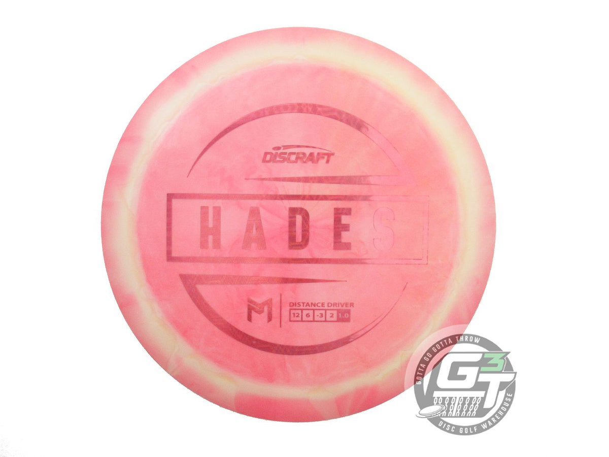 USED Discraft [McBETH] Z Hades 177g Pink-Yellow Pink Tron Foil Driver Golf Disc