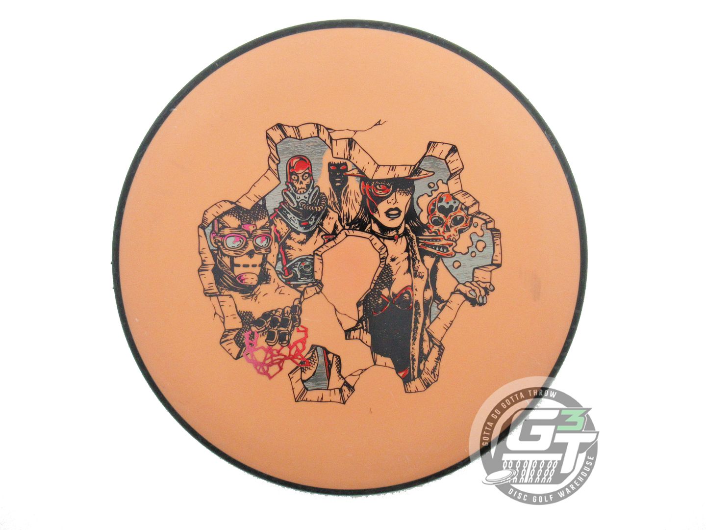 USED MVP Disc Sports SKULBOY Electron Nomad 176g Peach Putter Golf Disc