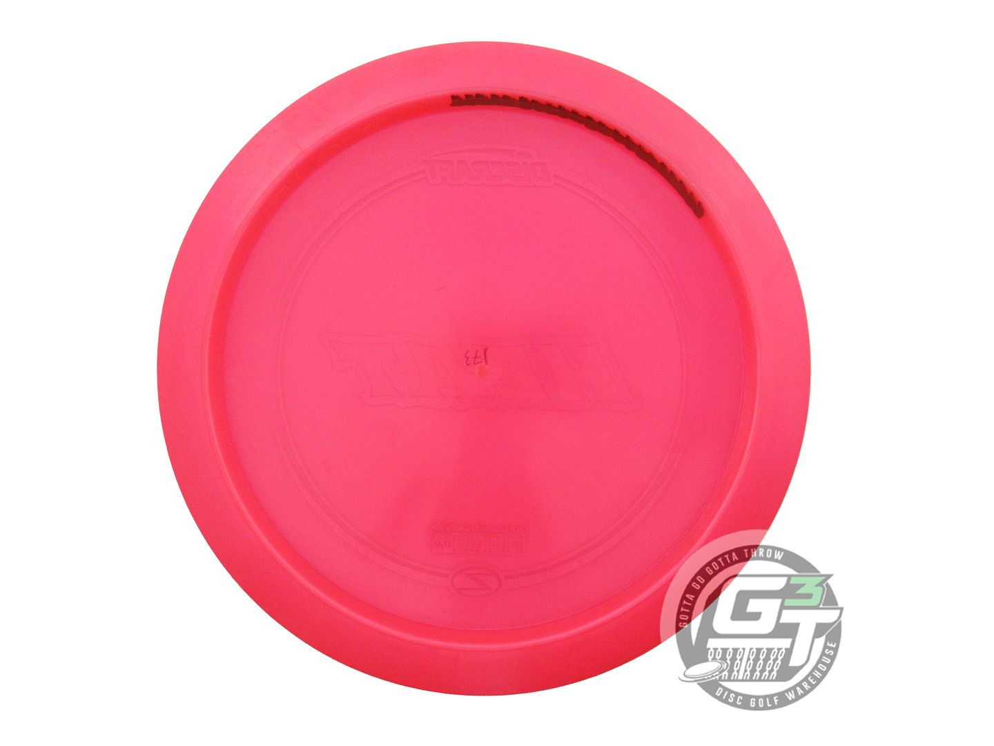 USED Discraft Z Heat 173g Red Pink Star Foil Distance Driver Golf Disc