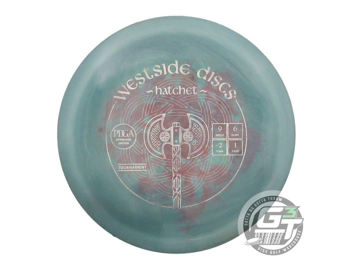 USED Westside Discs Tournament Hatchet 173g Green WARPED Fairway Driver Disc