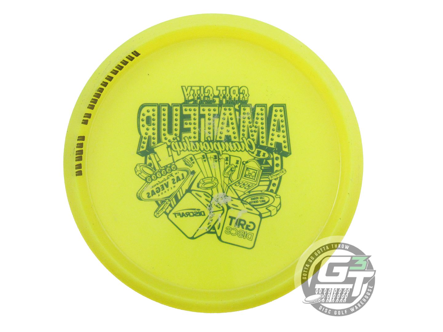 USED Discraft Z Buzzz 178g Yellow Black Stamp Midrange Golf Disc