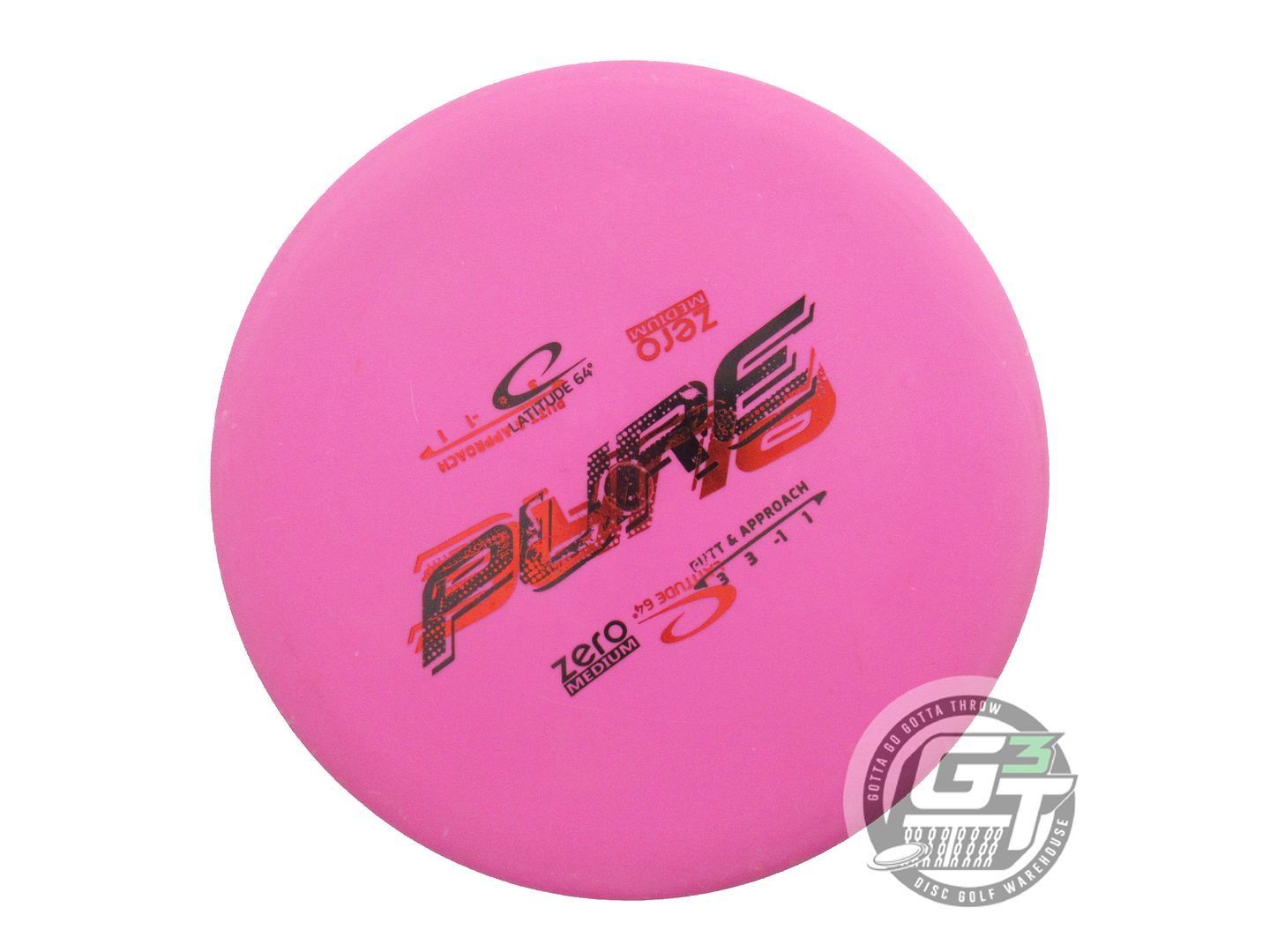 USED Latitude 64 X-OUT Zero Medium Pure 173g Pink C Putter Golf Disc