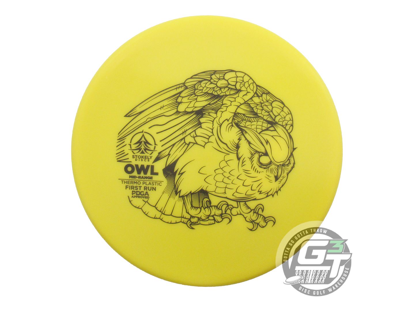 Stokely First Run Thermo Owl Midrange Golf Disc (Individually Listed)