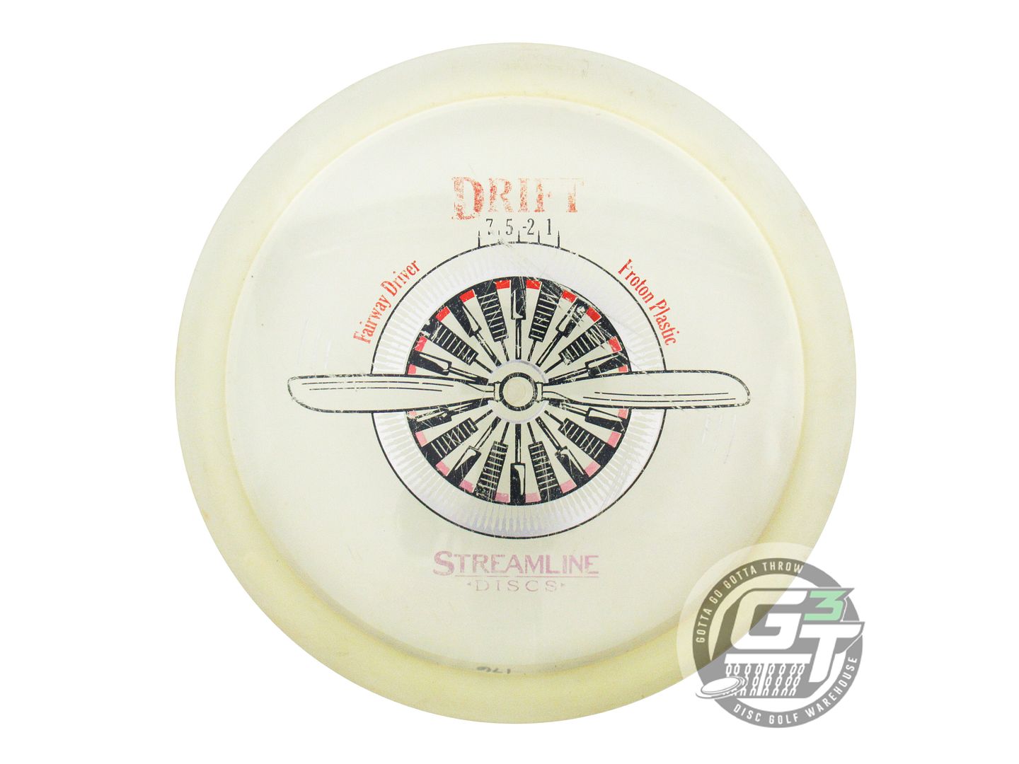 USED Streamline Discs Proton Drift 176g Clear Distance Driver Golf Disc