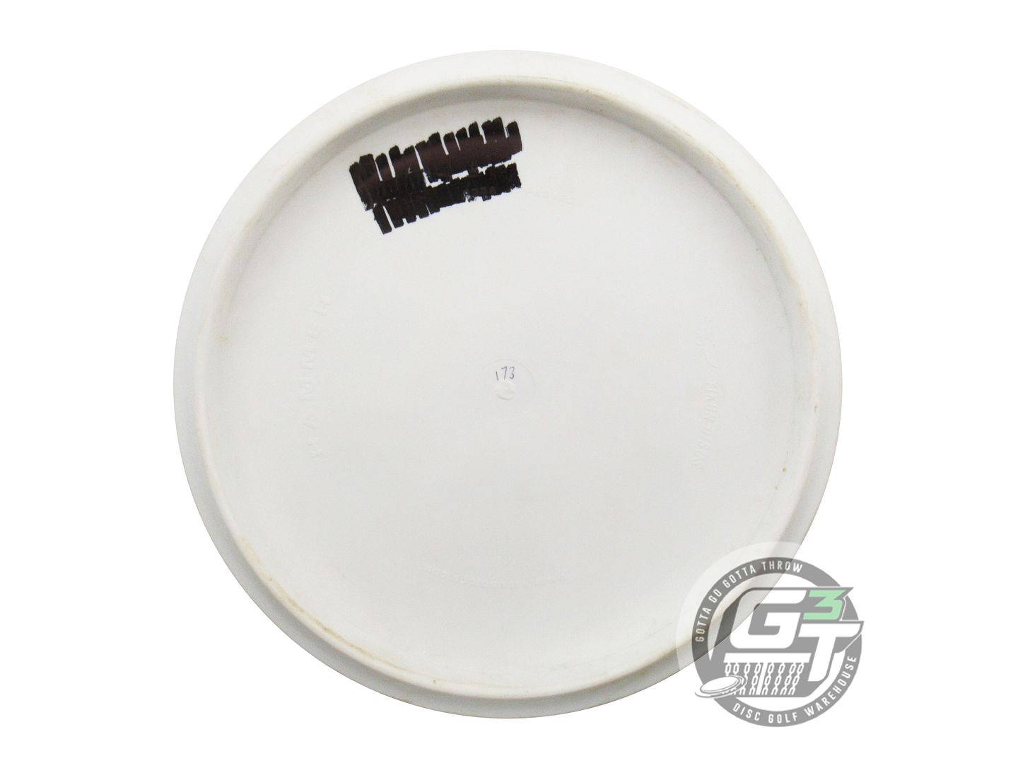 USED Yikun Disc Golf Tiger Line Hammer 173g White Black Stamp Putter Disc