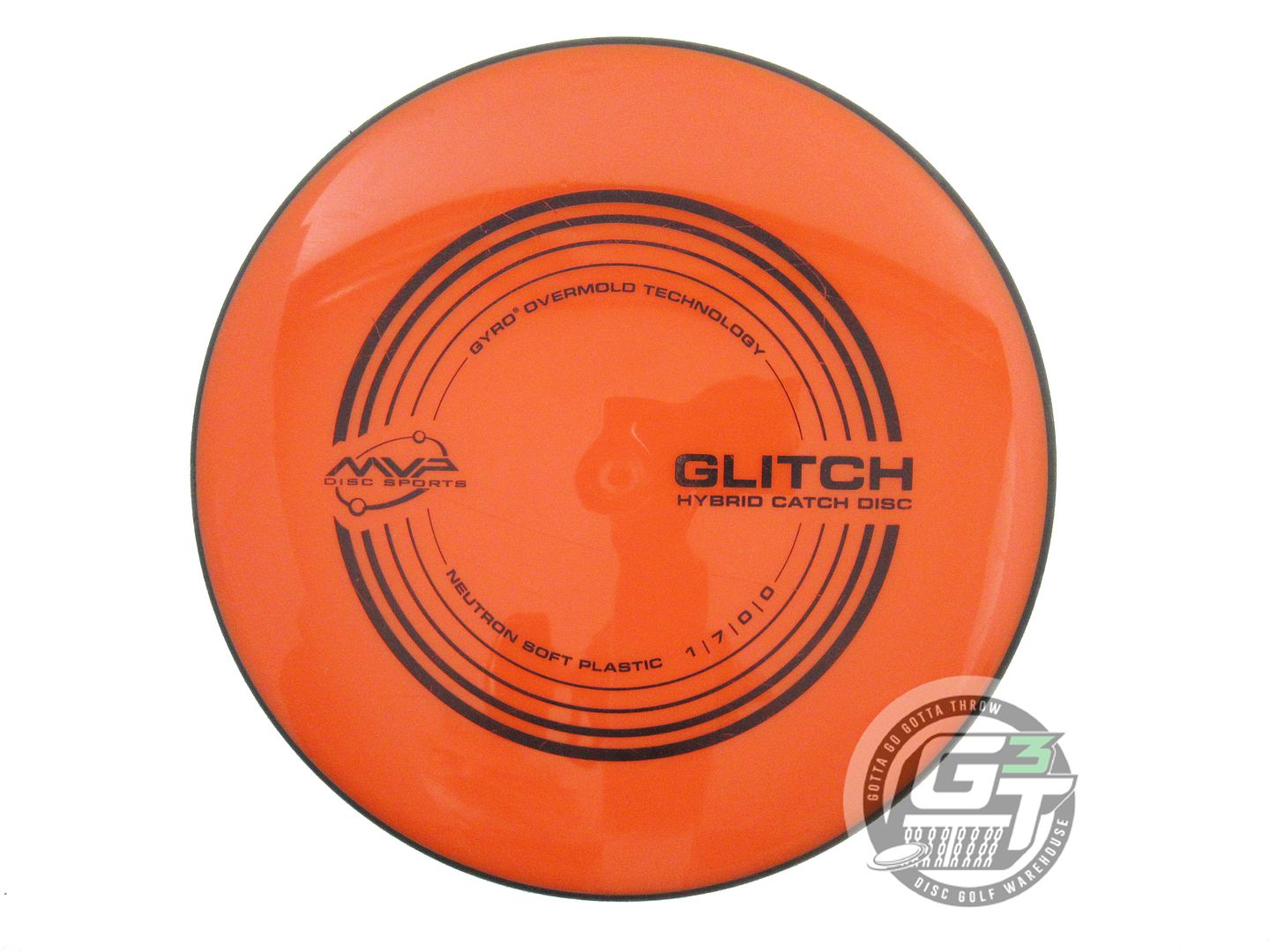 USED MVP Disc Sports Neutron Glitch 150g Orange Putter Golf Disc