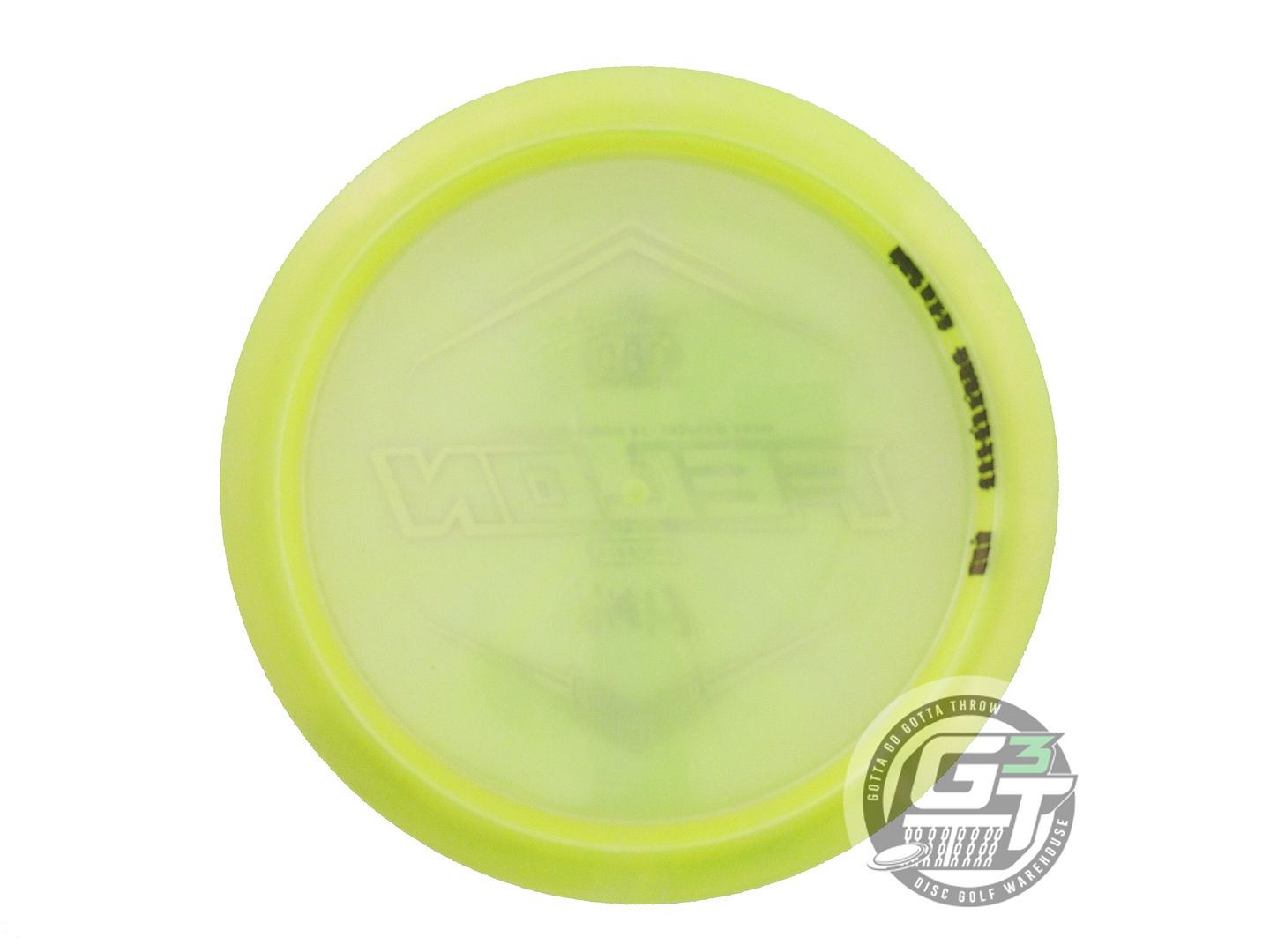 USED Dynamic Discs [WYSOCKI] Glimmer Lucid Ice Felon 171g Yellow Driver Disc
