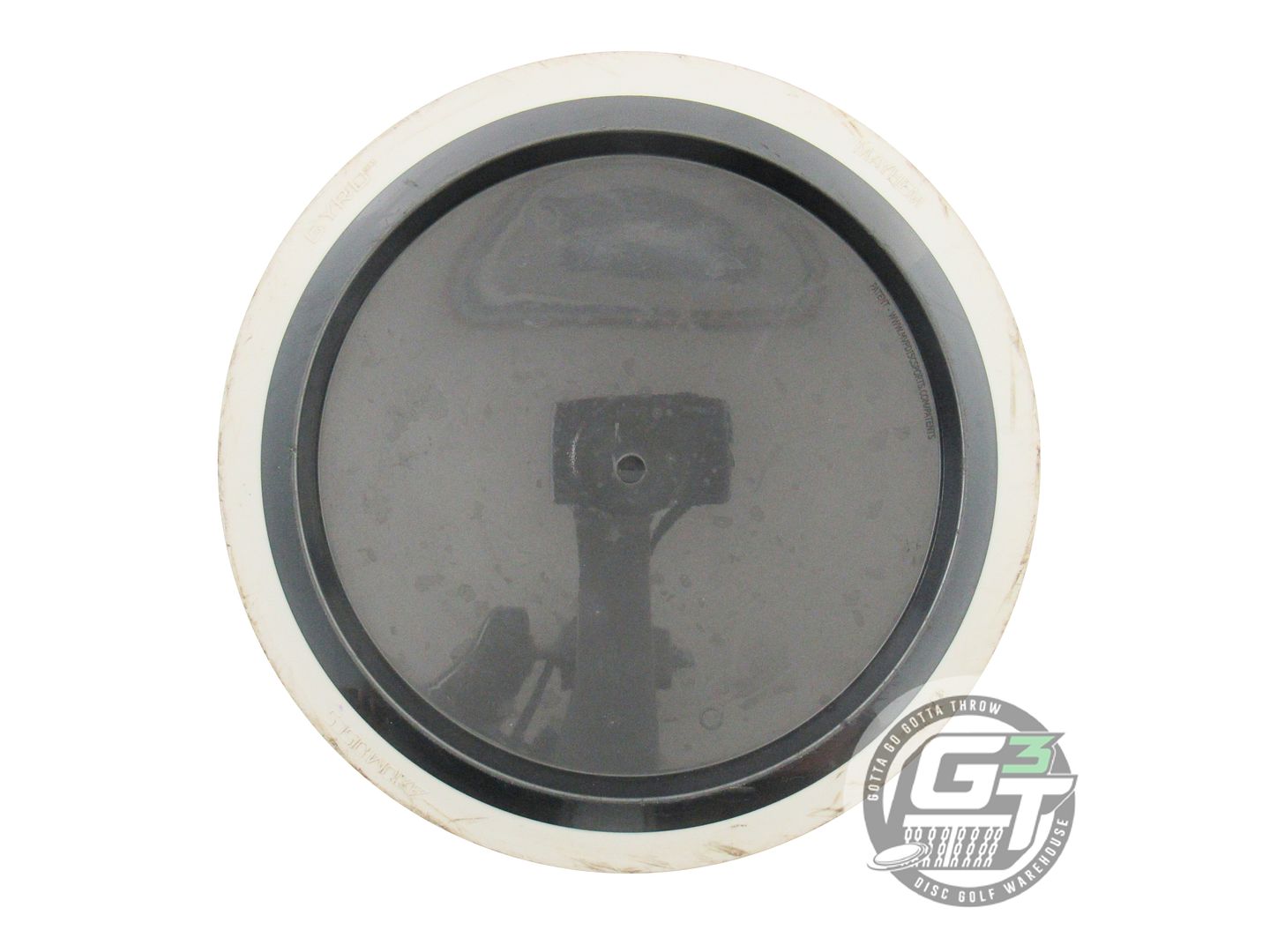 USED Axiom Discs Plasma Mayhem 175g Gunmetal White Rim Distance Driver Golf Disc