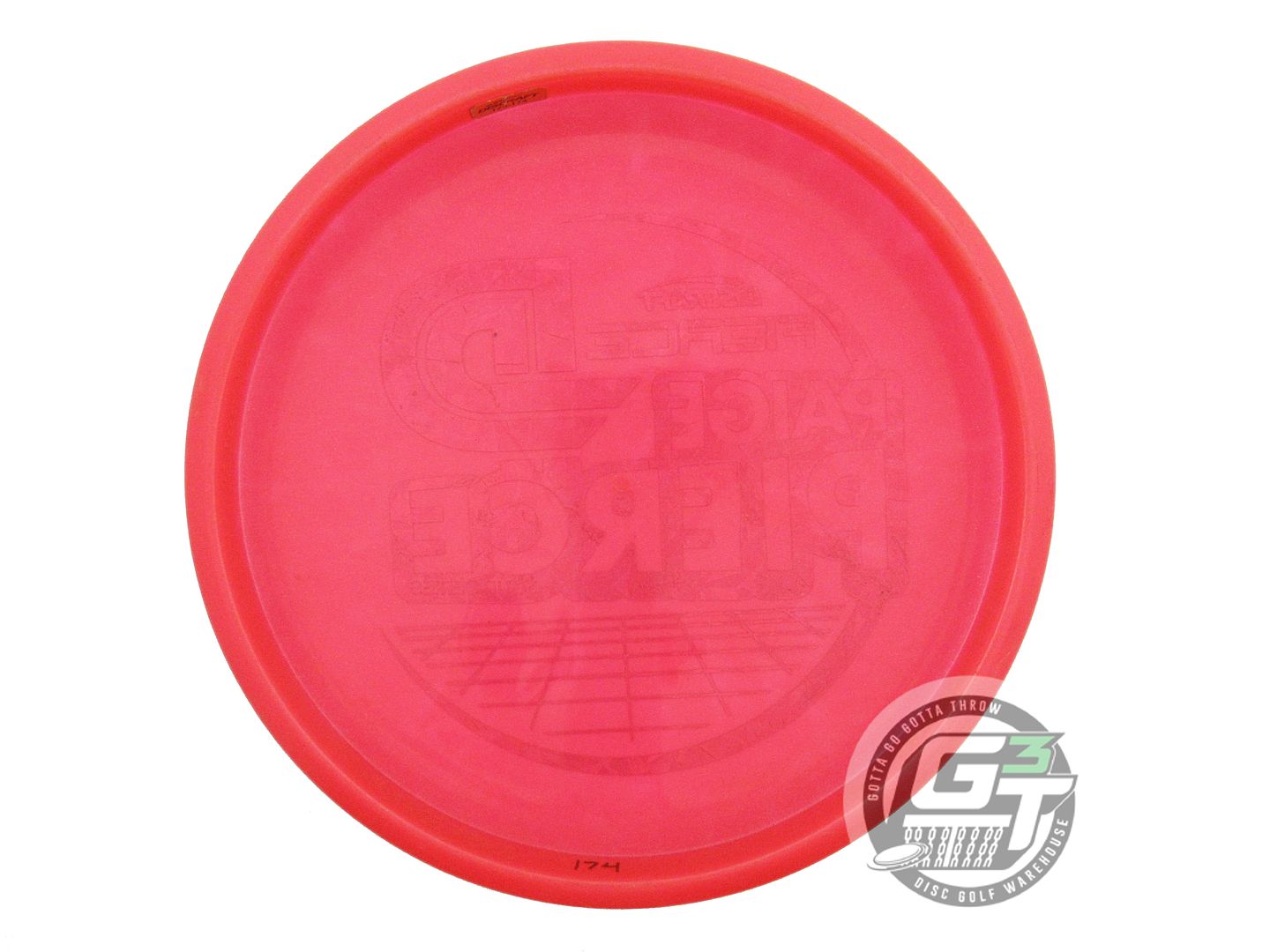 USED Discraft [PIERCE] Metallic Z Fierce 174g Red Magenta Shatter Putter Disc