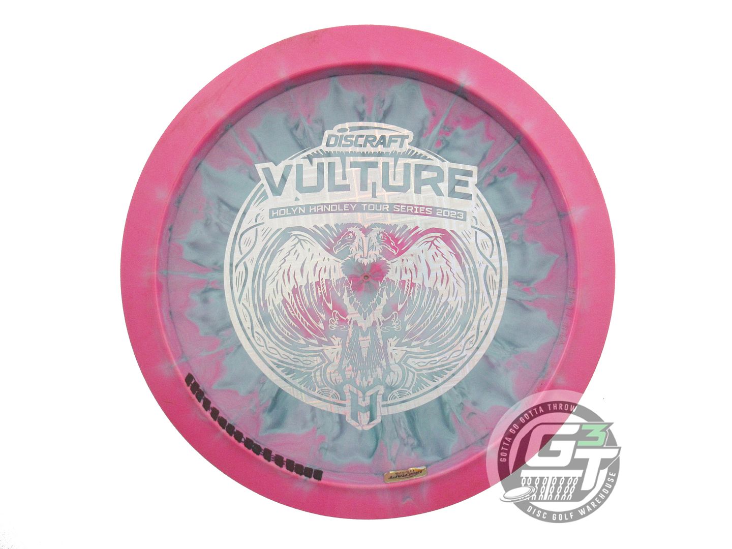 USED Discraft [HANDLEY] Swirl ESP Vulture 178g Pink-Seafoam Driver Golf Disc